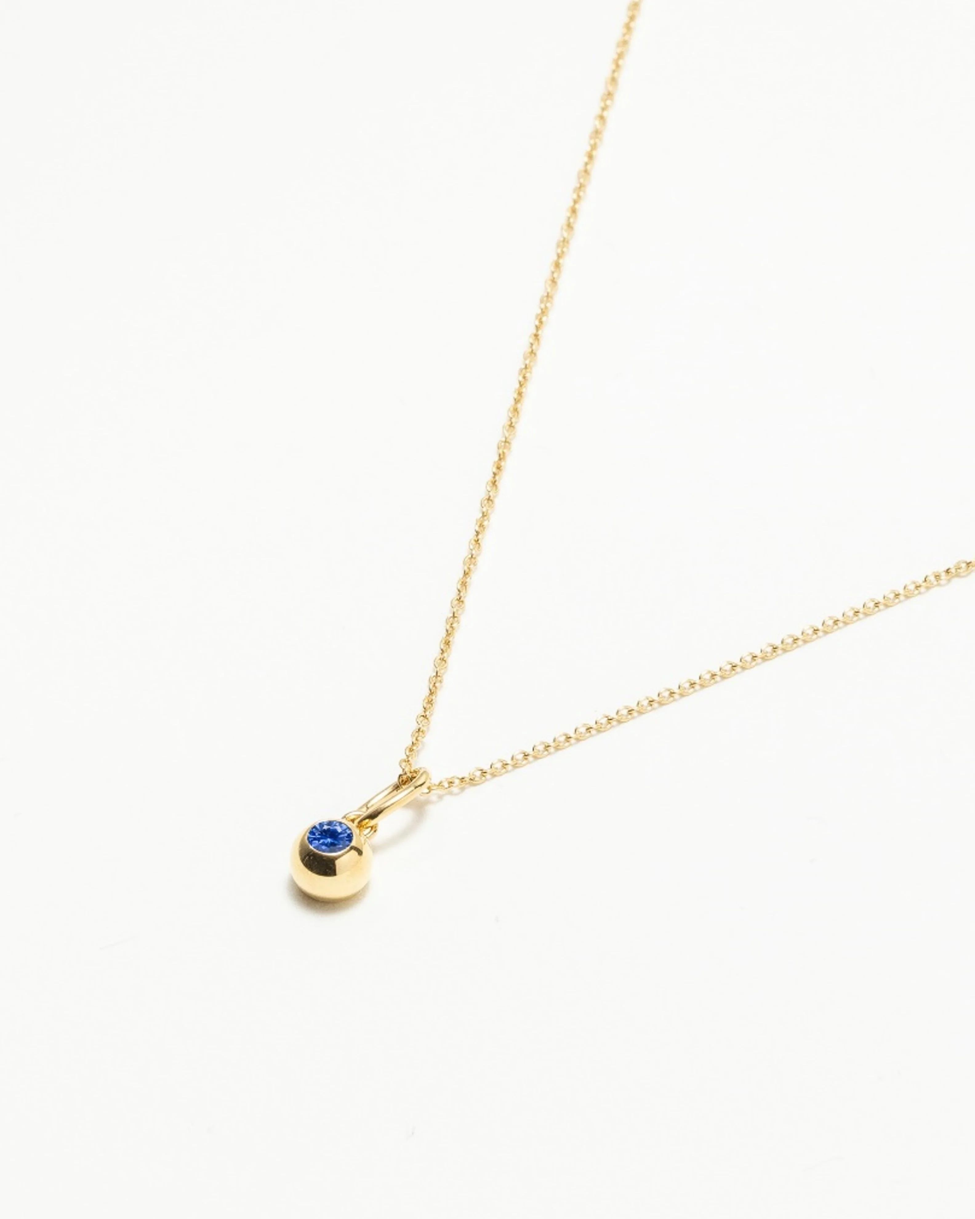 Amara Blue Sapphire Pendant - Image 4