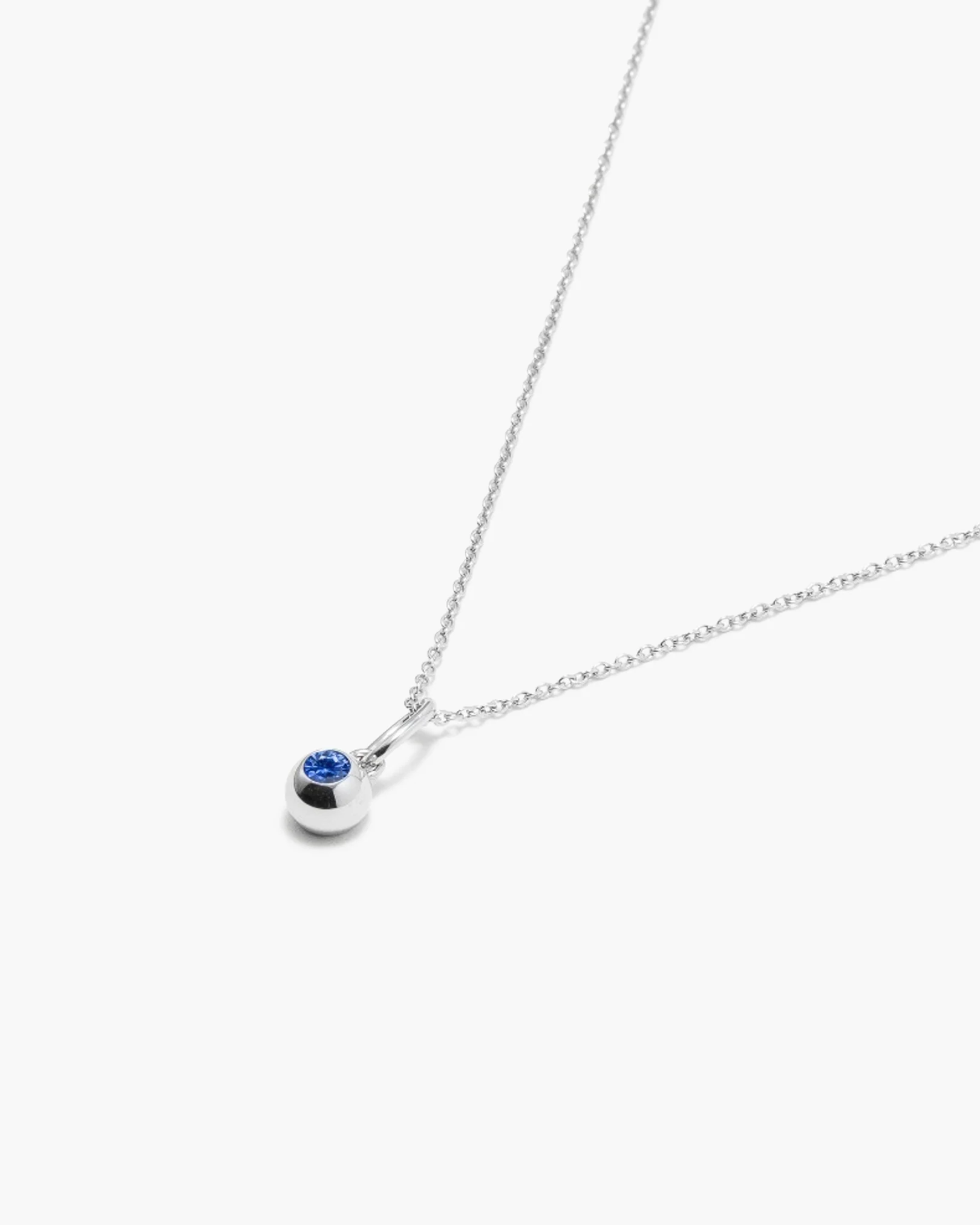 Amara Blue Sapphire Pendant - Image 11