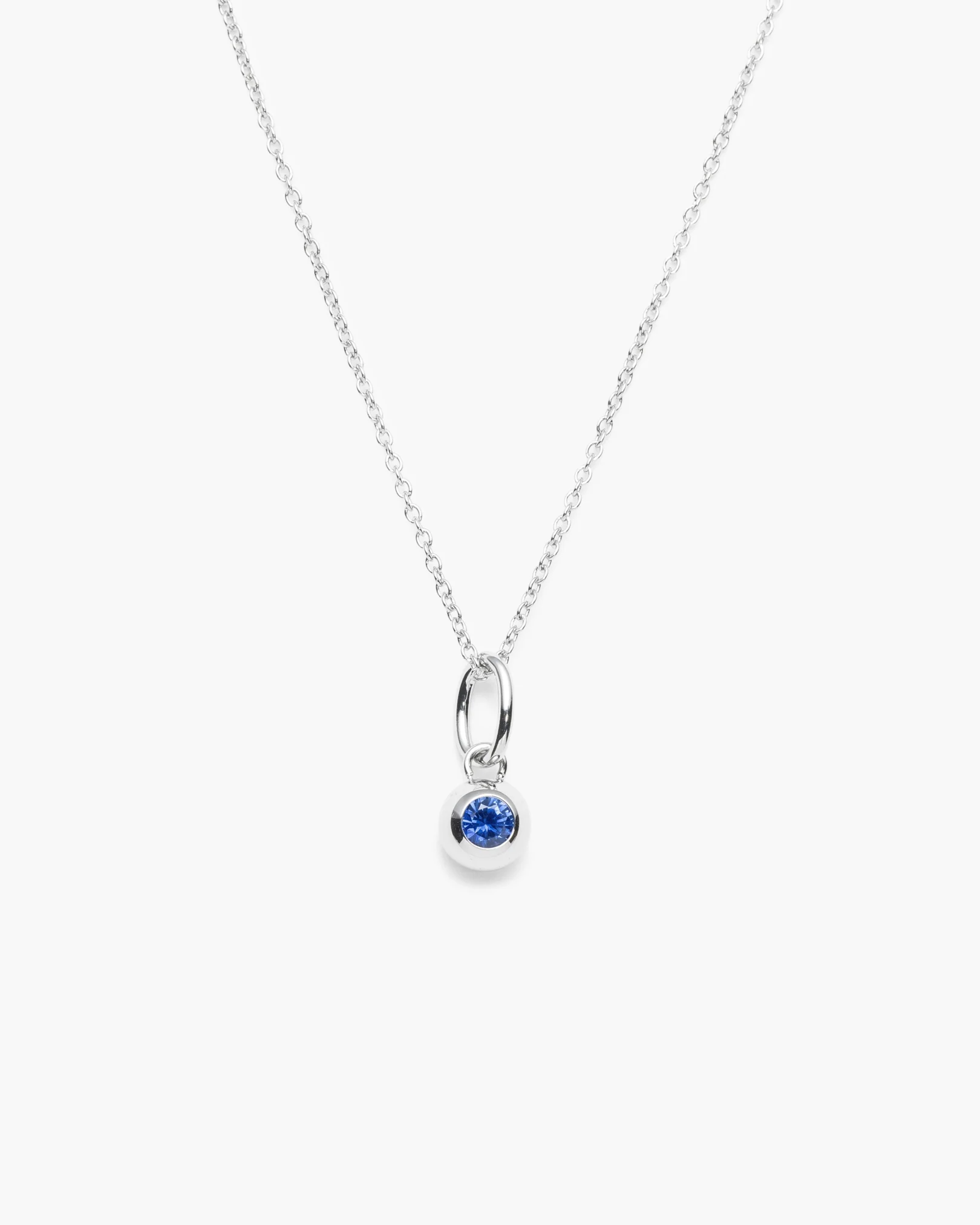 Amara Blue Sapphire Pendant - Image 8