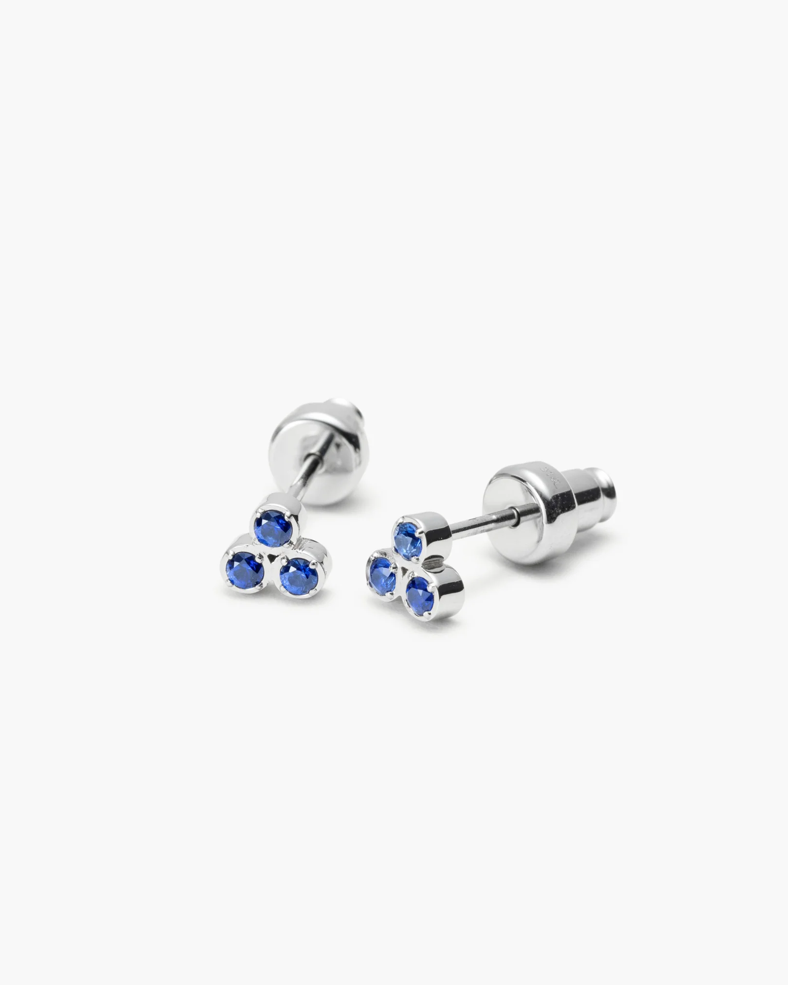 Aster Blue Sapphire Studs - Image 6