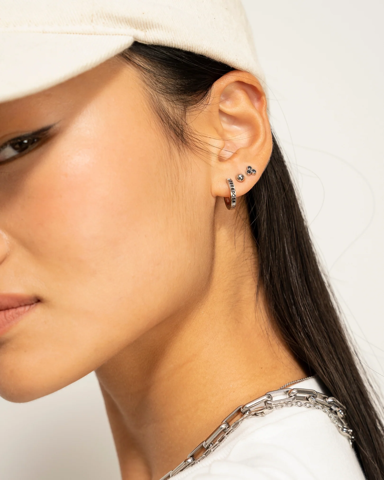 Aster Black Onyx Studs - Image 7