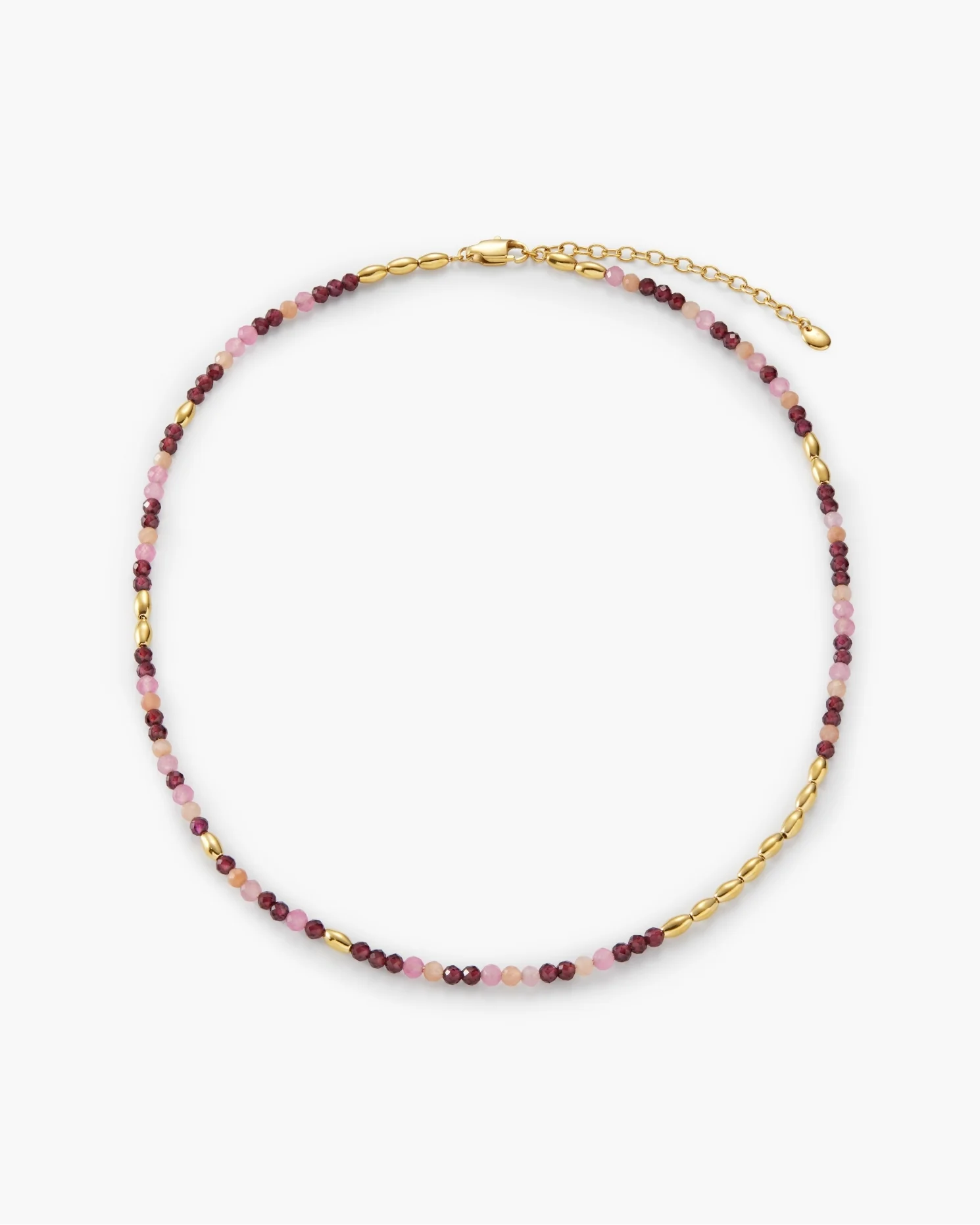 Barley Rouge Beaded Necklace - Image 4