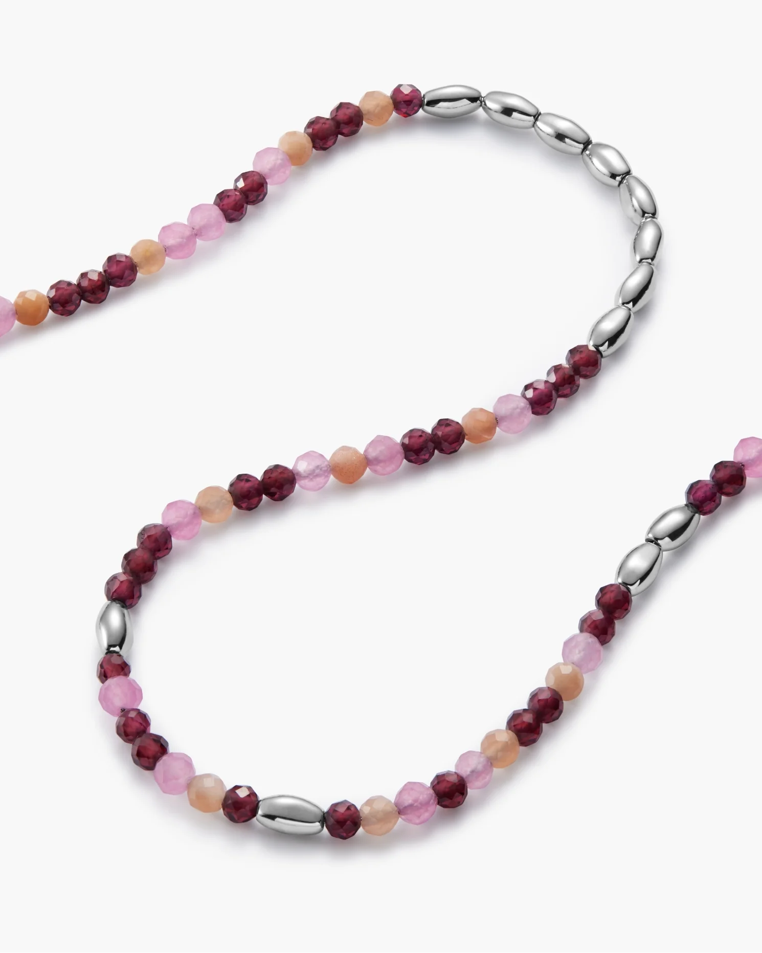 Barley Rouge Beaded Necklace - Image 7