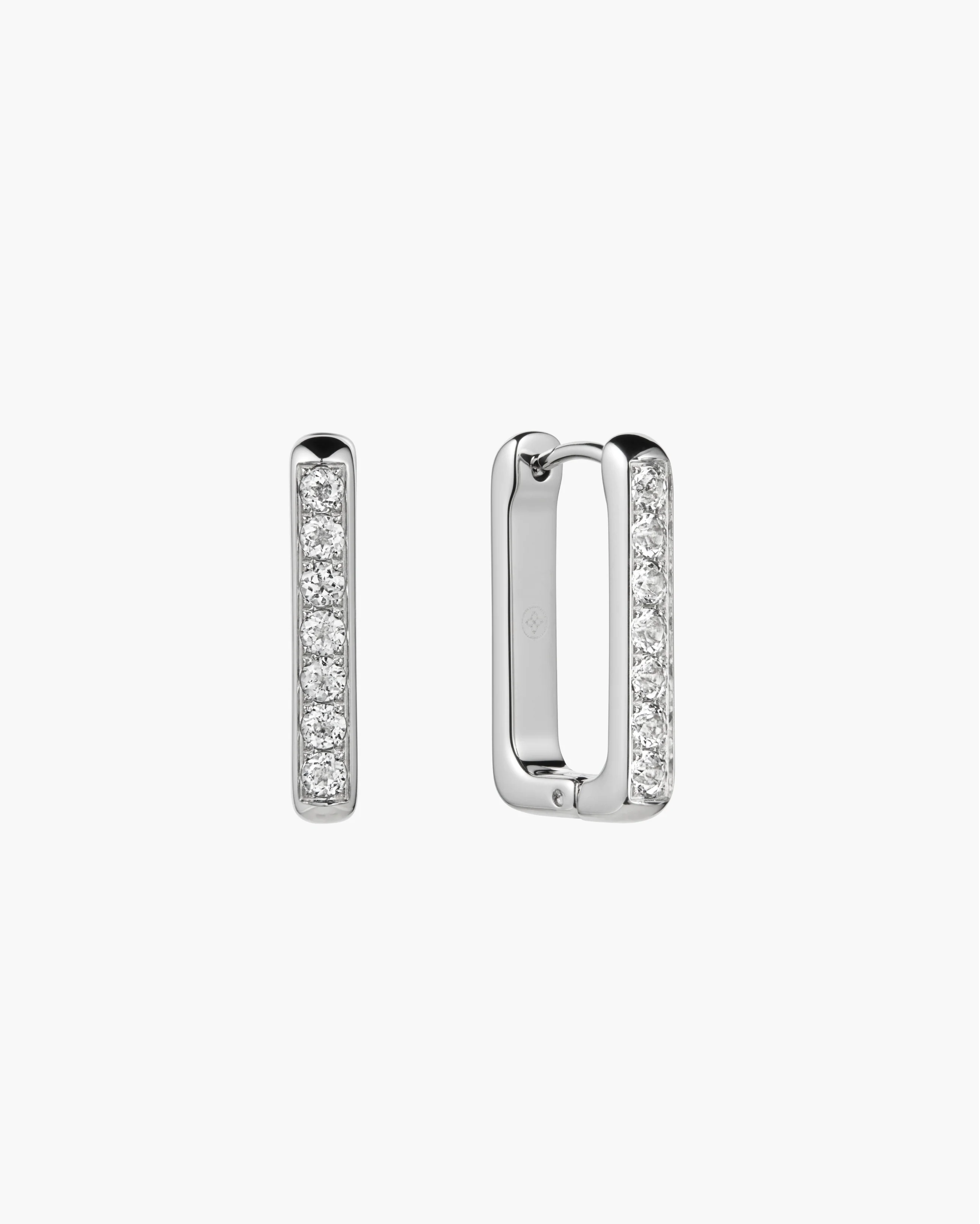 Elo Sapphire Link Hoops - Image 13