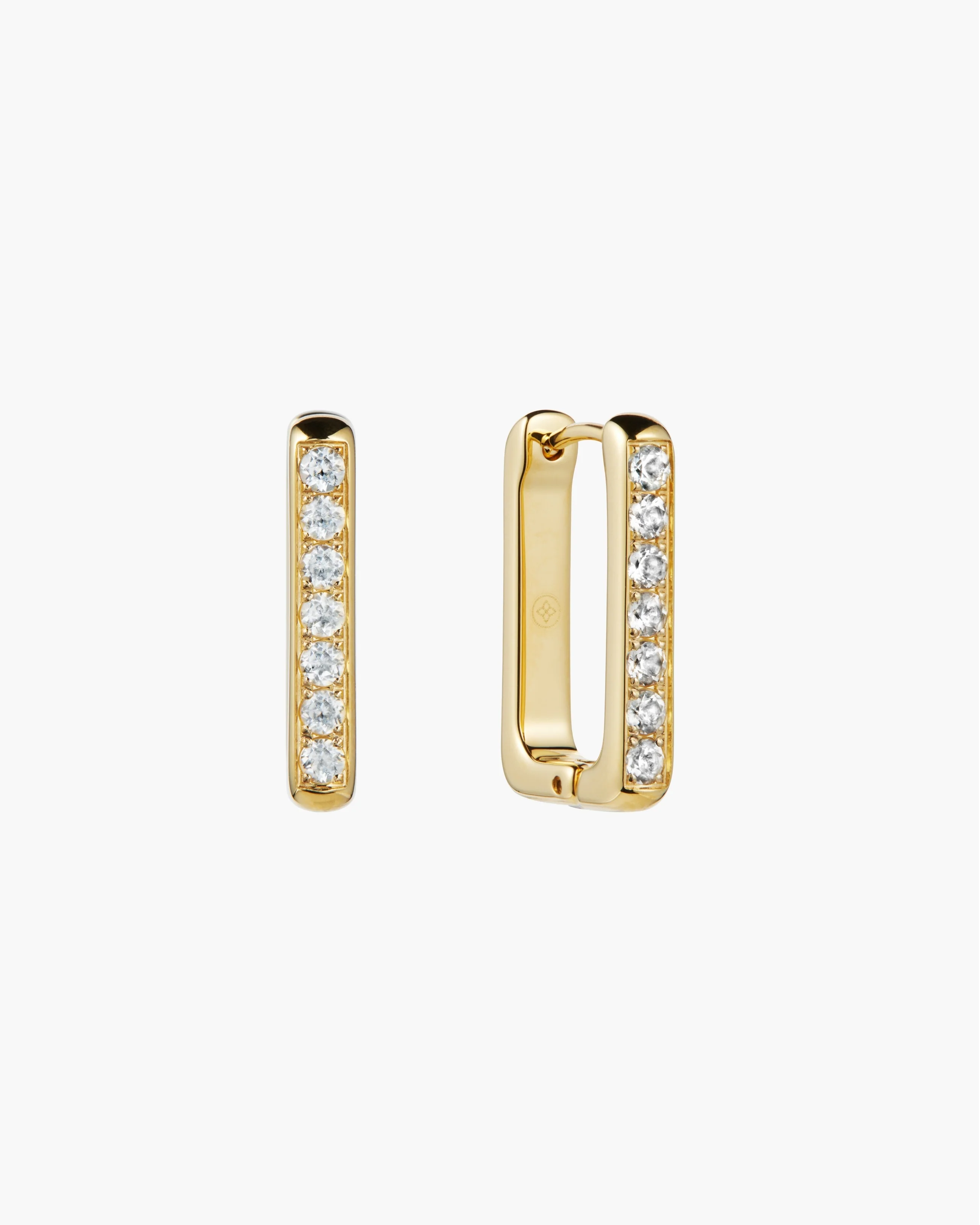 Elo Sapphire Link Hoops - Image 5