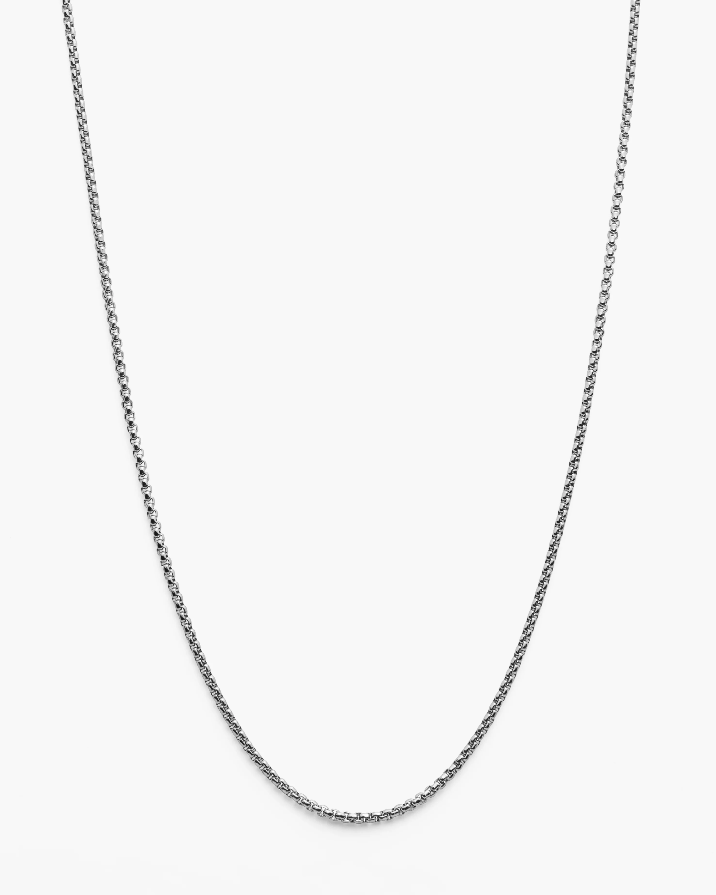 Essential Round Box Chain Necklace - Image 6