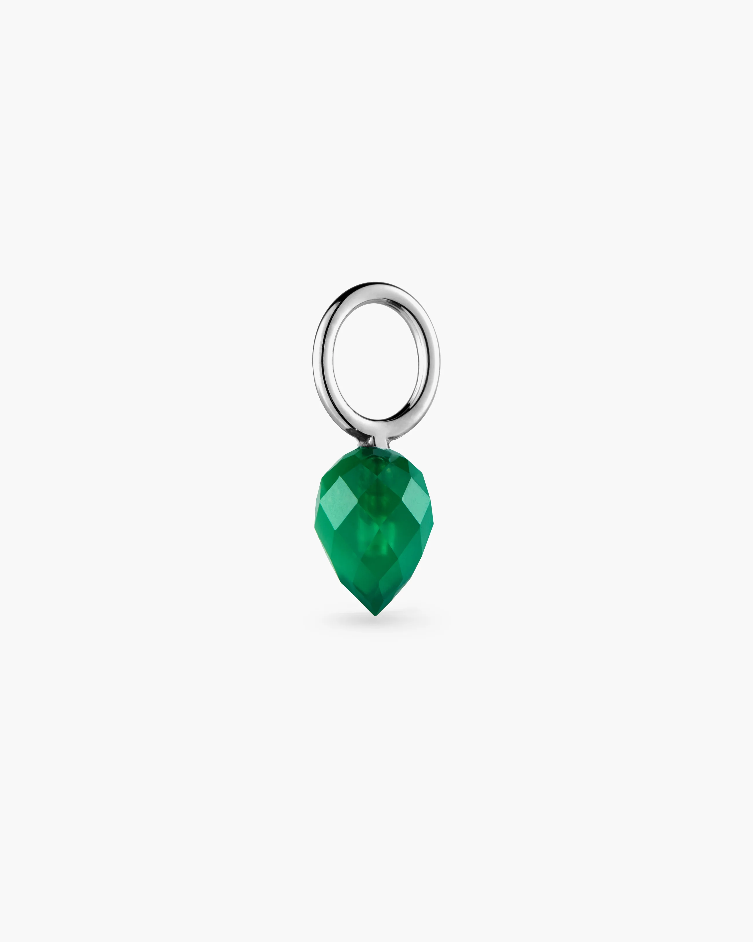 Floret Green Agate Charm - Image 7