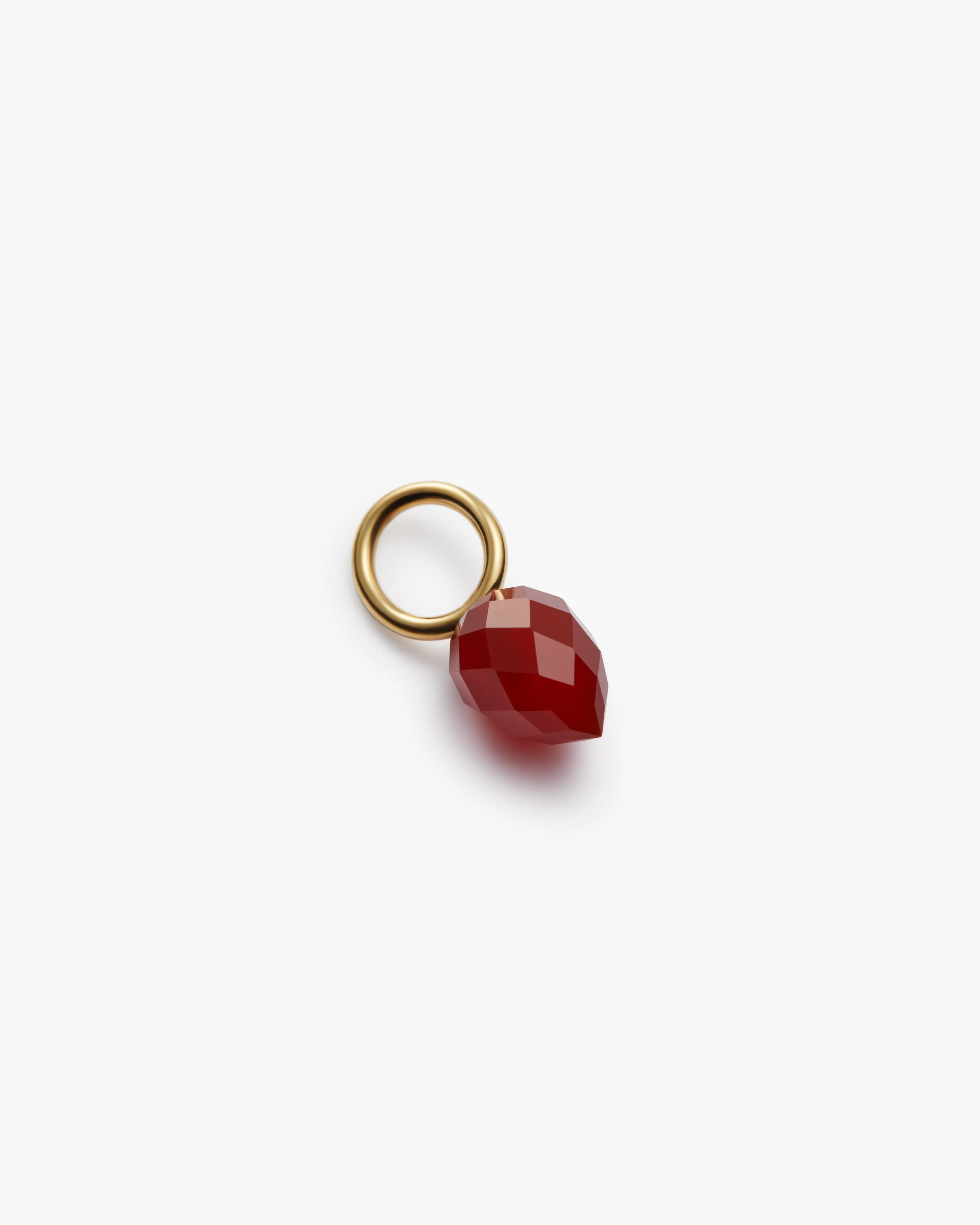 Floret Red Agate Charm - Image 5