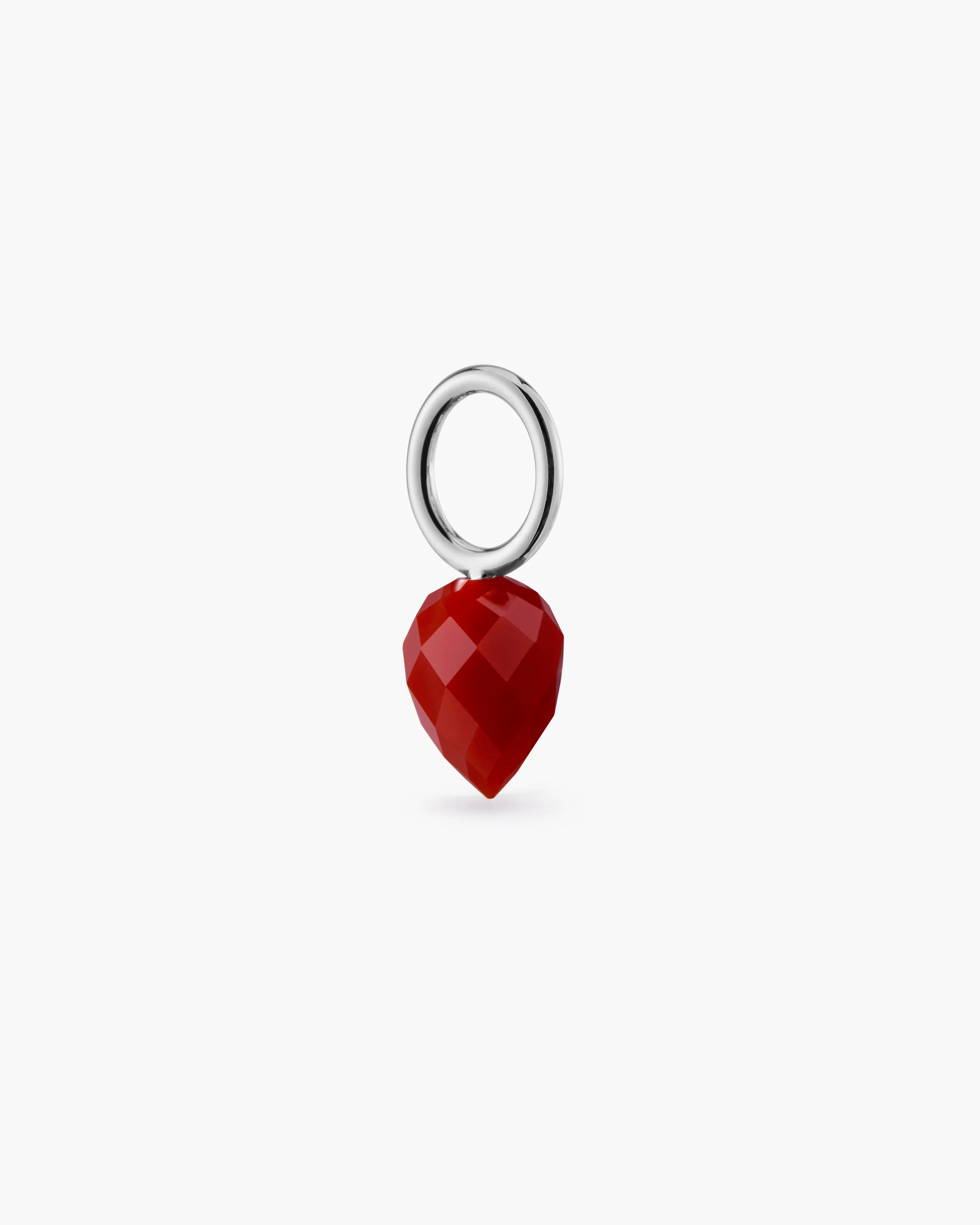Floret Red Agate Charm - Image 6
