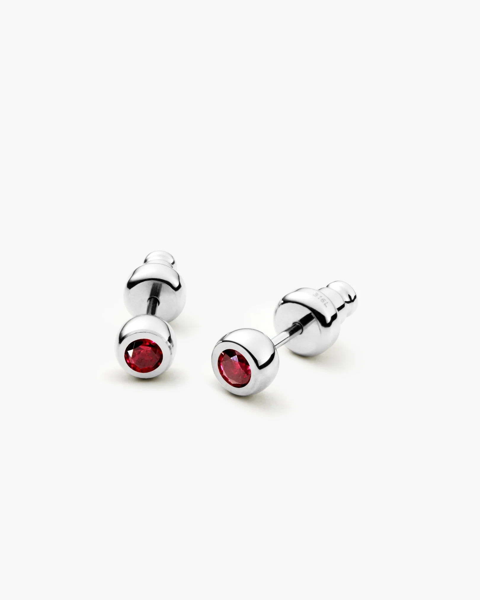 Gala Ruby Studs - Image 6