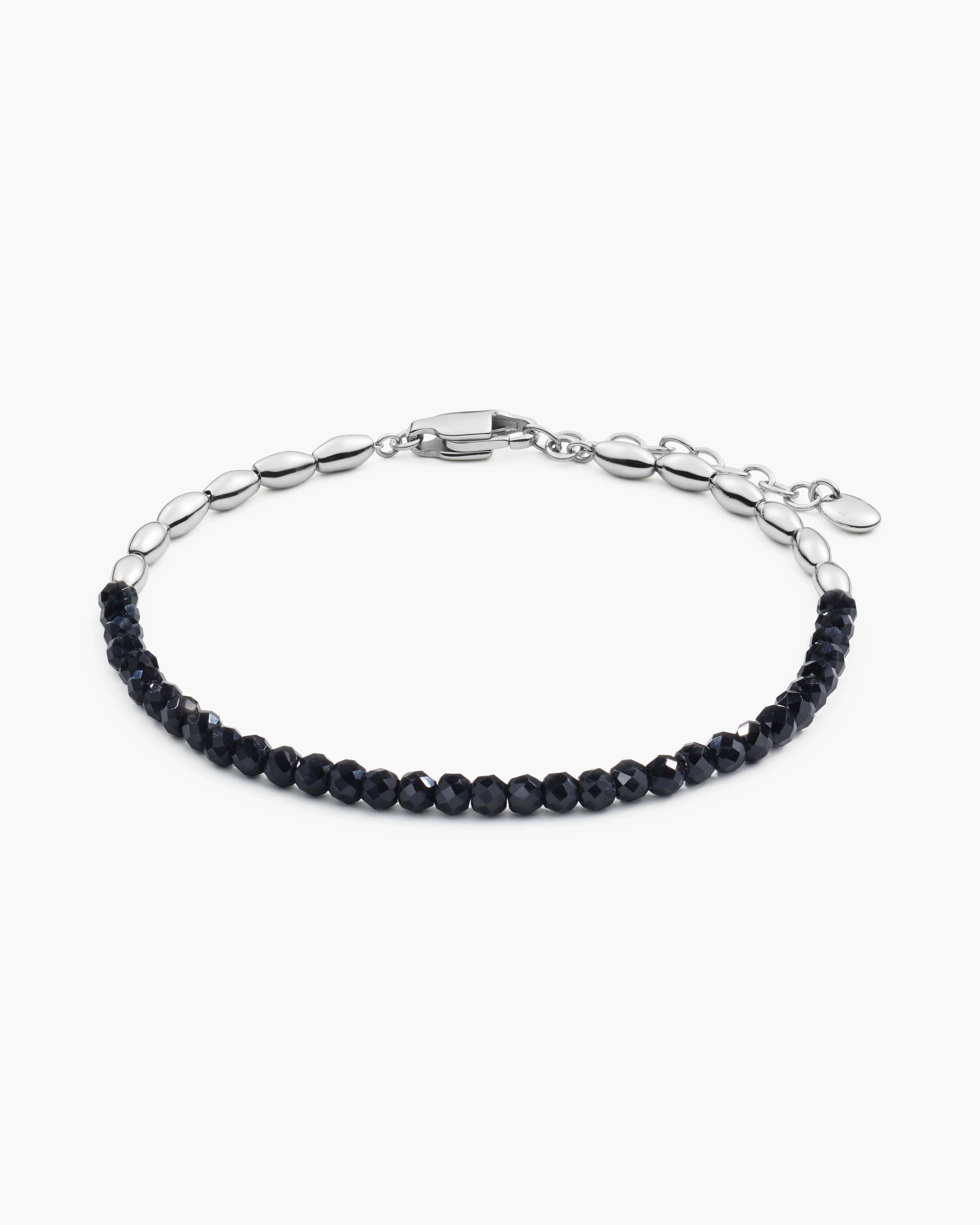 Barley Black Agate Bracelet - Image 5