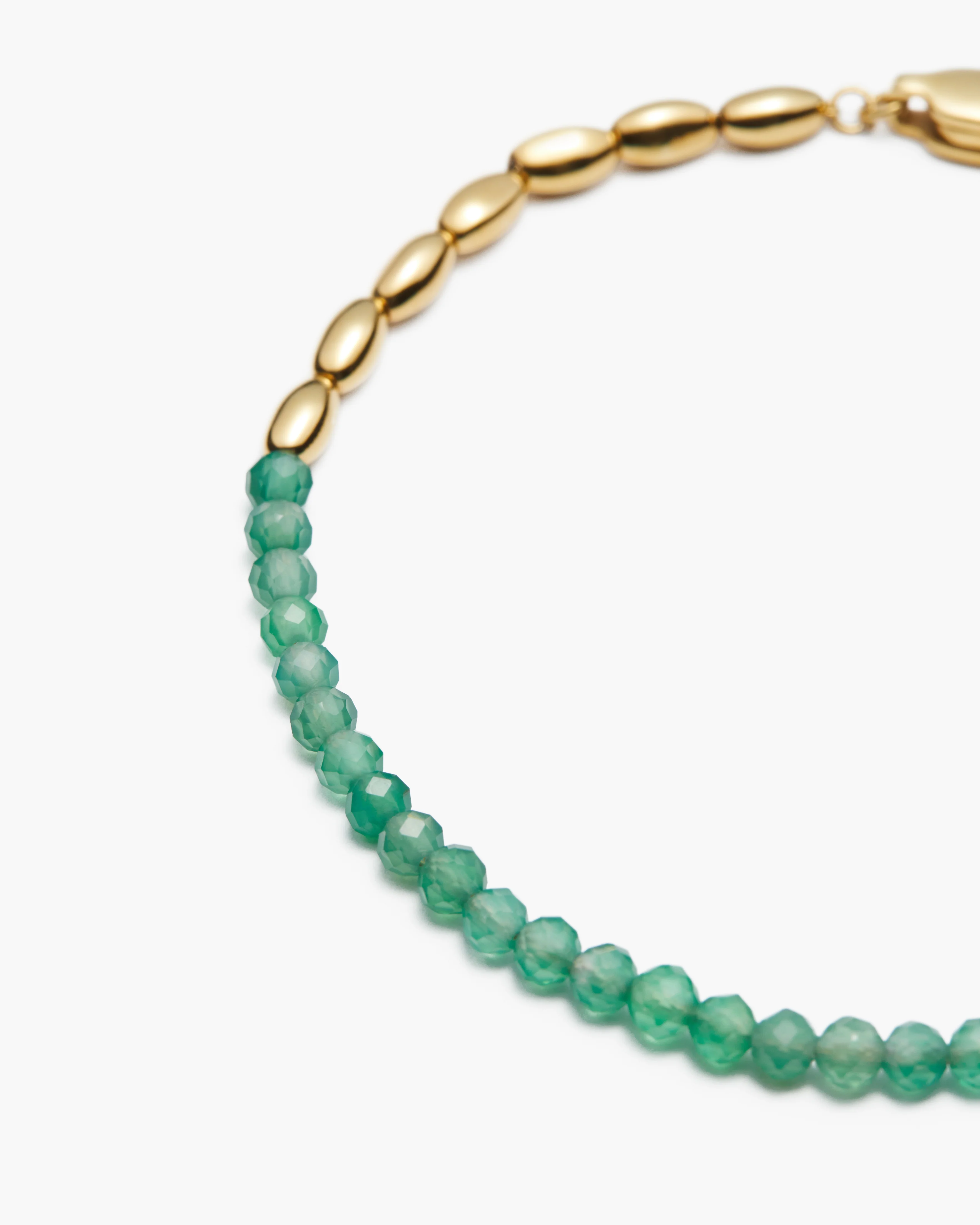 Barley Green Agate Bracelet - Image 6