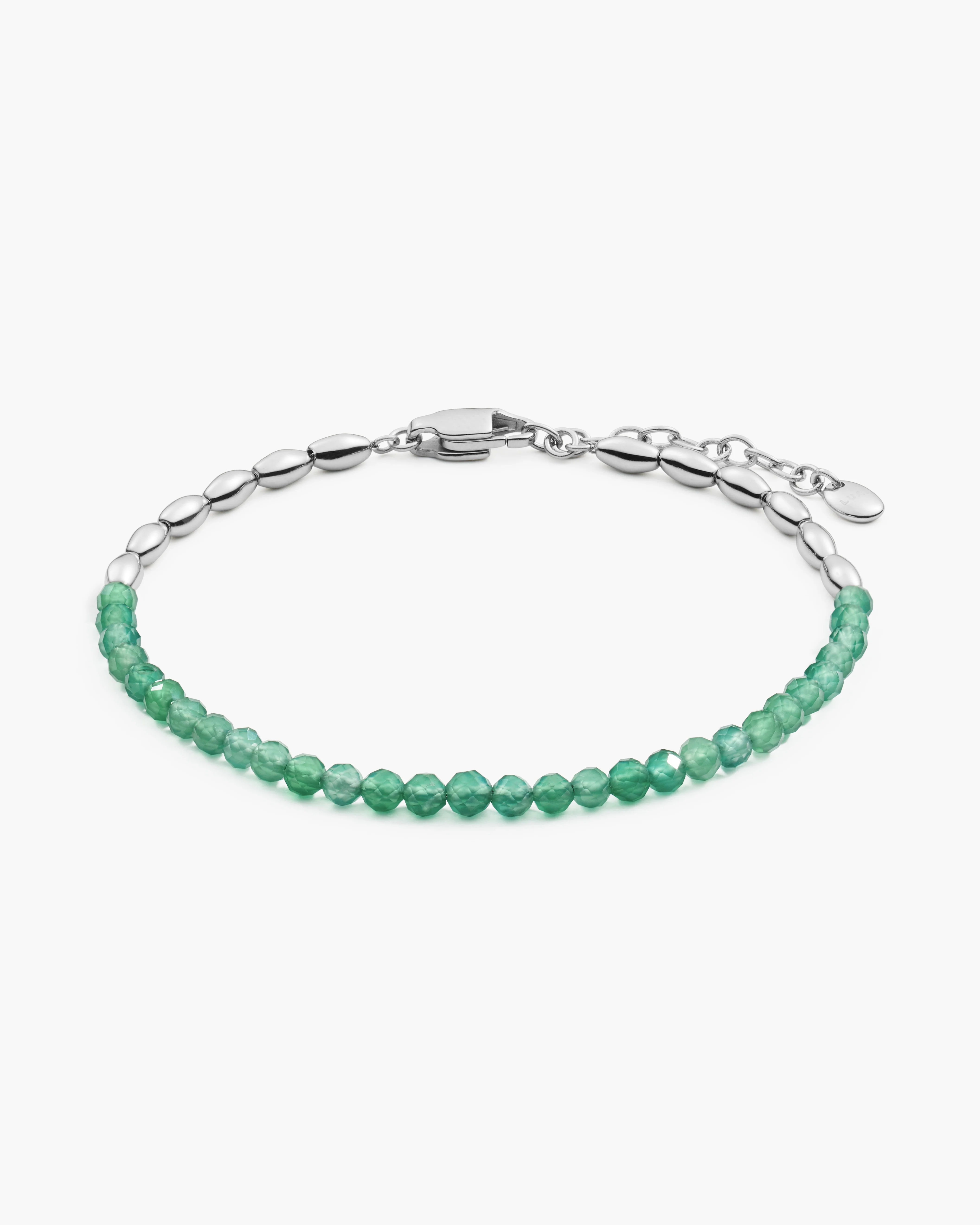 Barley Green Agate Bracelet - Image 7