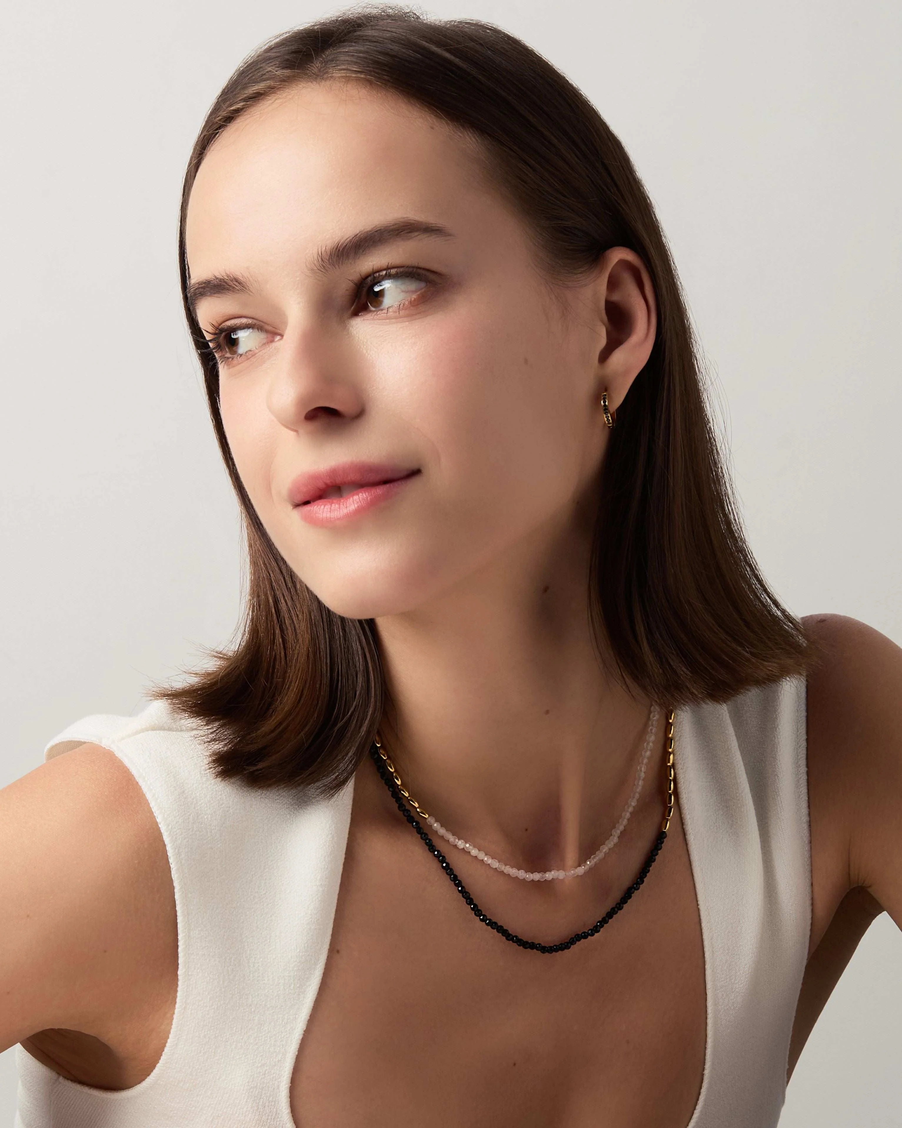 Barley Black Agate Necklace - Image 4