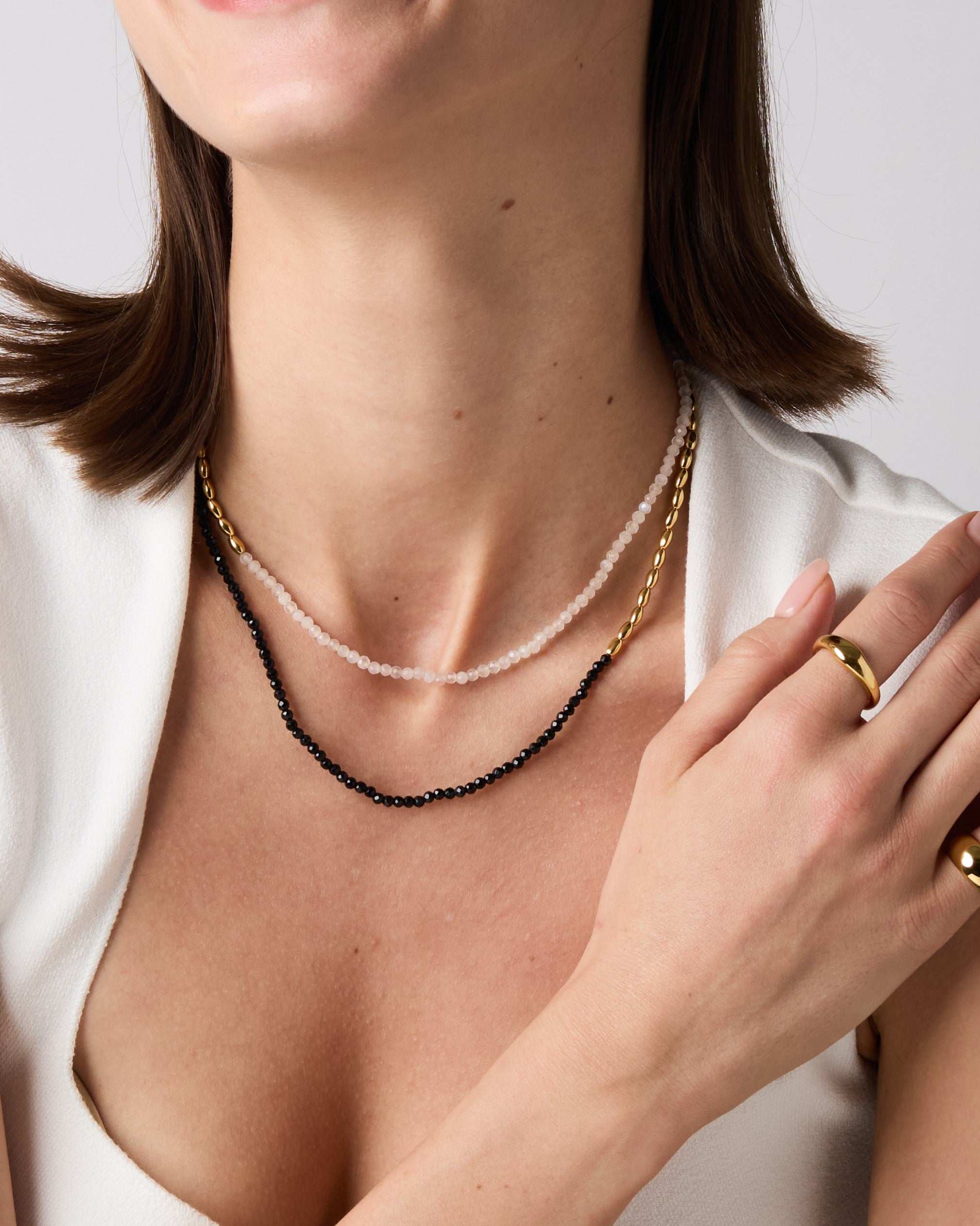 Barley Black Agate Necklace - Image 5