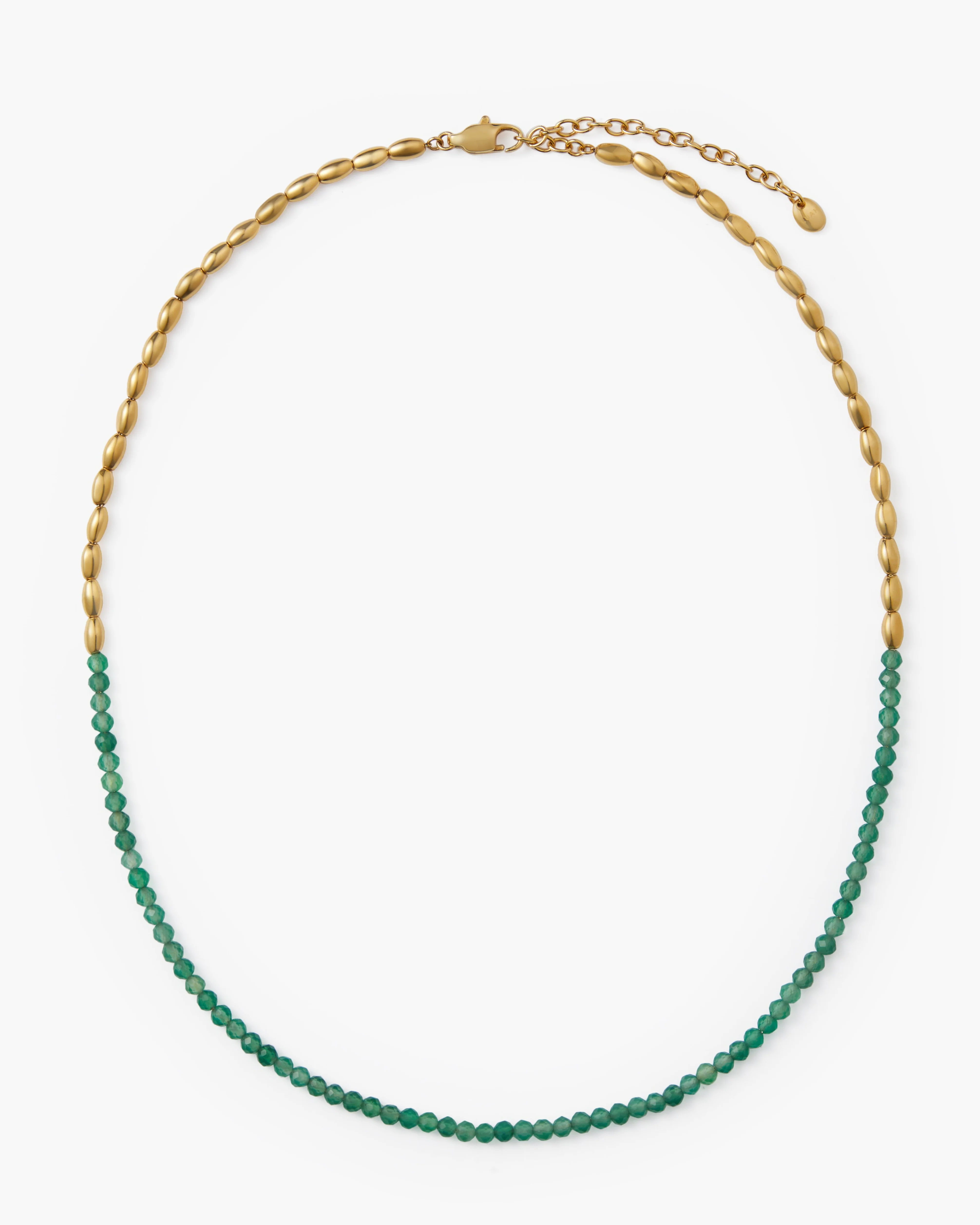 Barley Green Agate Necklace - Image 3
