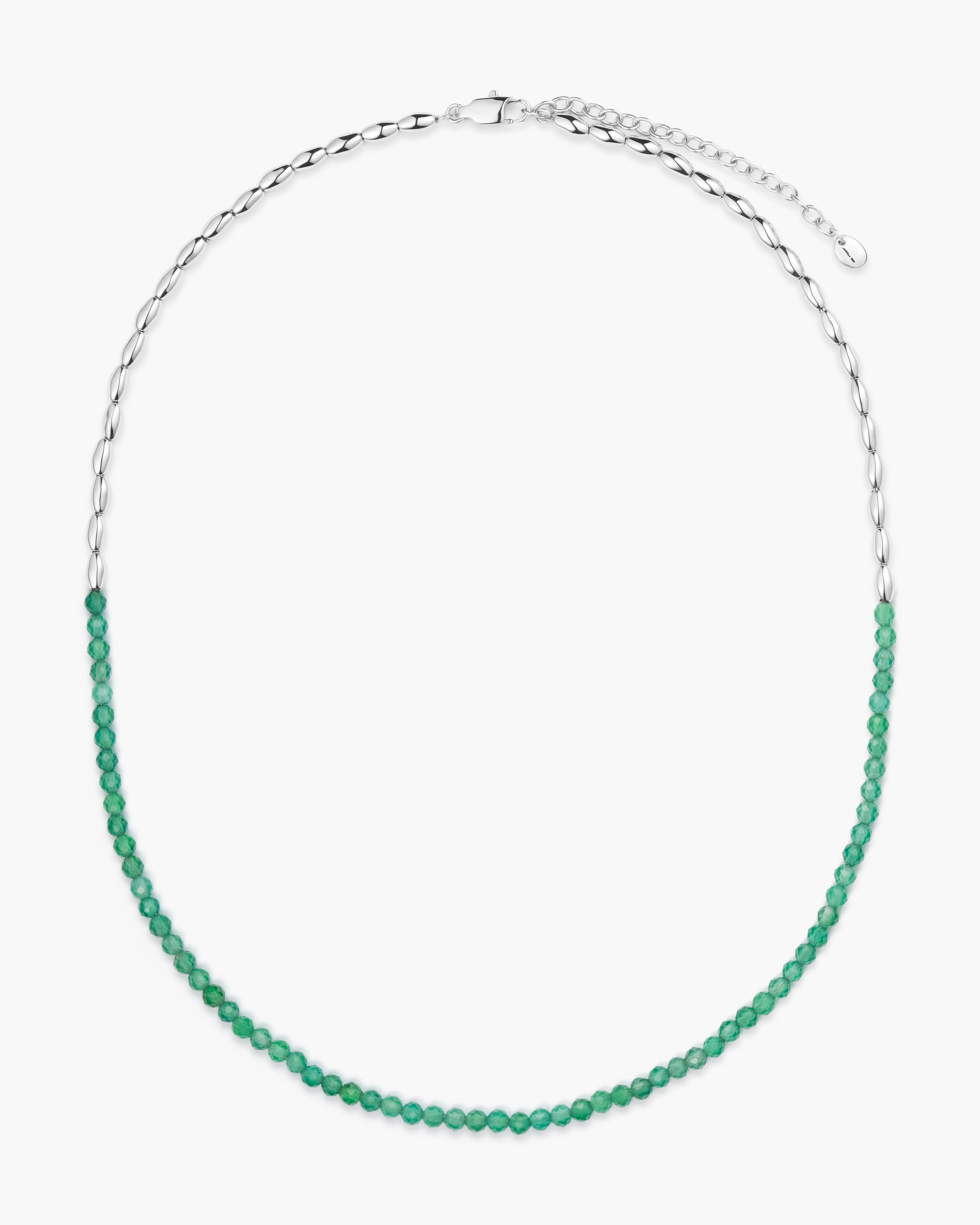 Barley Green Agate Necklace - Image 8