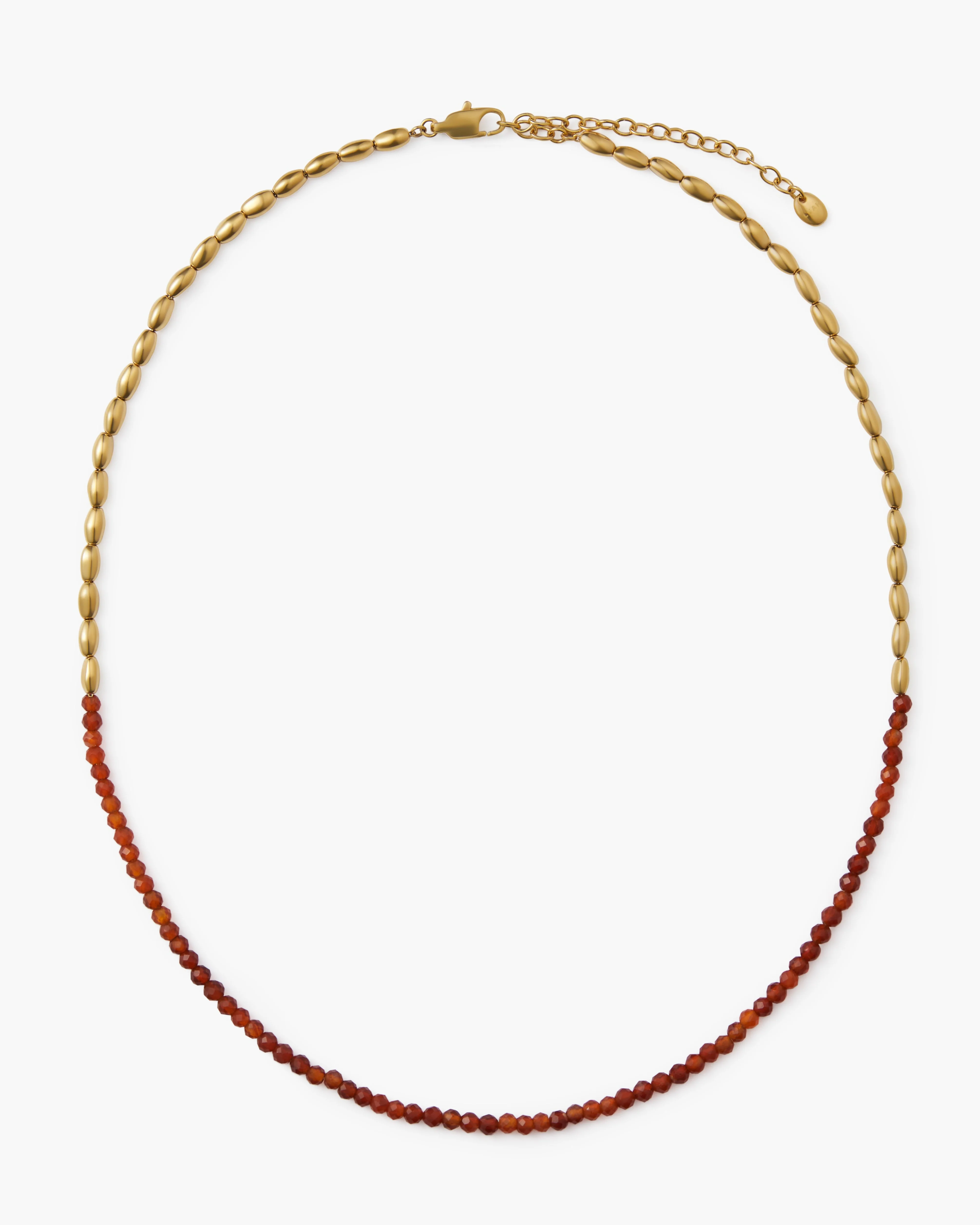 Barley Red Agate Necklace - Image 3