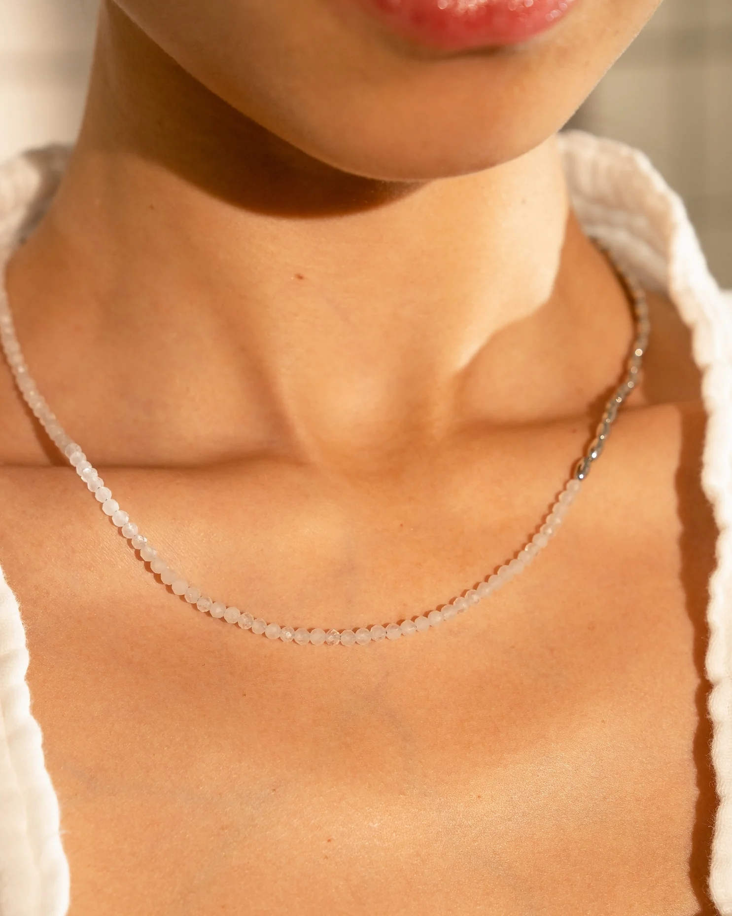 Barley White Rock Crystal Necklace - Image 7
