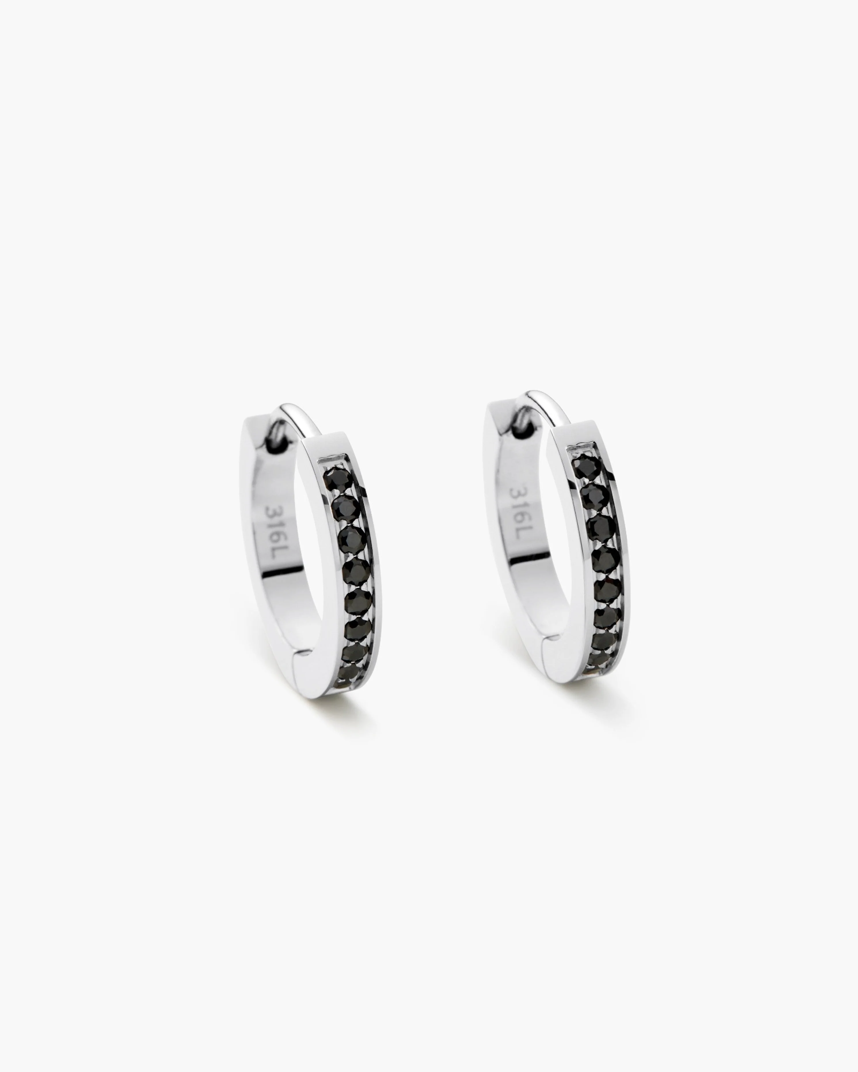 Iris Black Onyx Hoops - Image 6