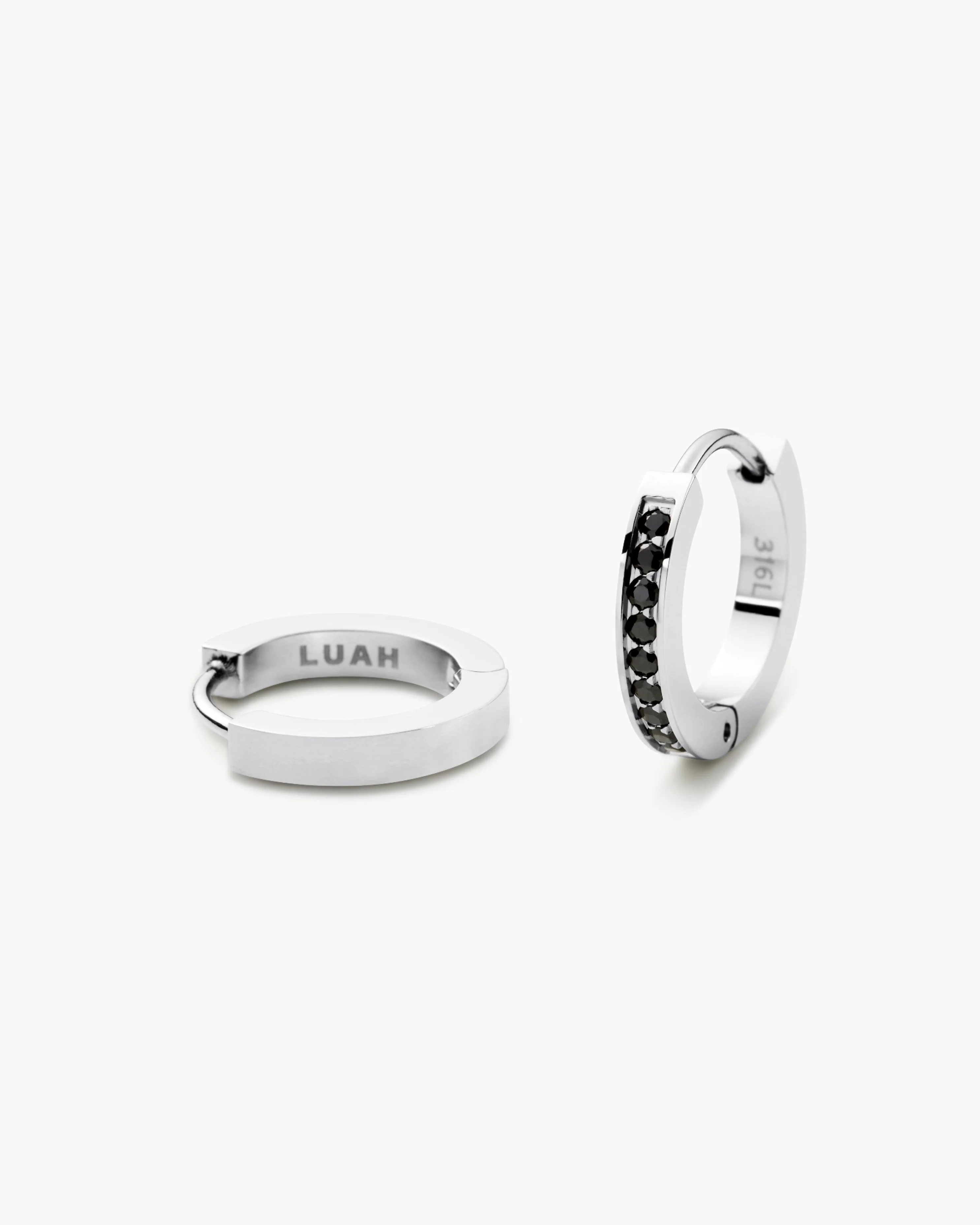 Iris Black Onyx Hoops - Image 9