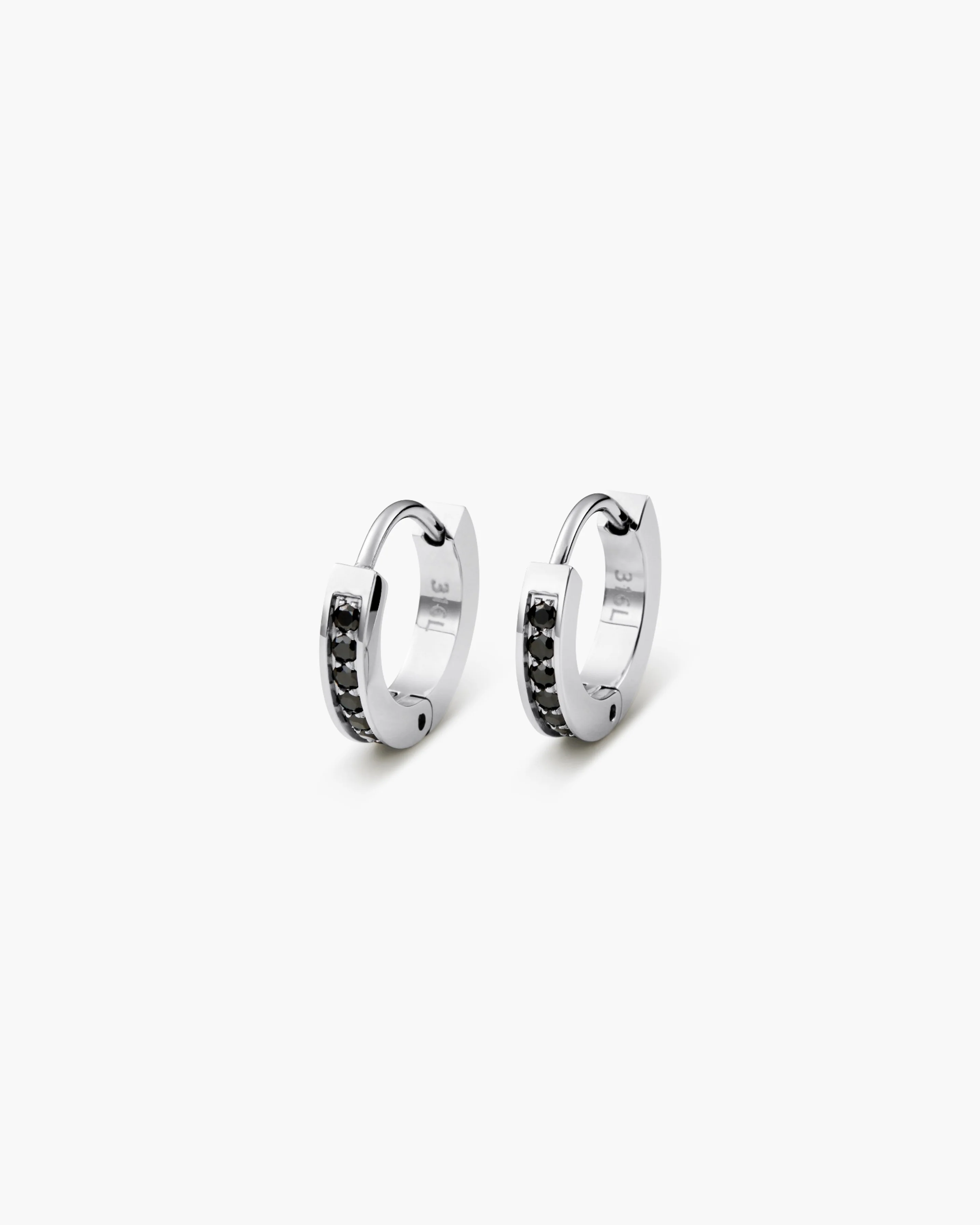 Iris Black Onyx Huggies - Image 7