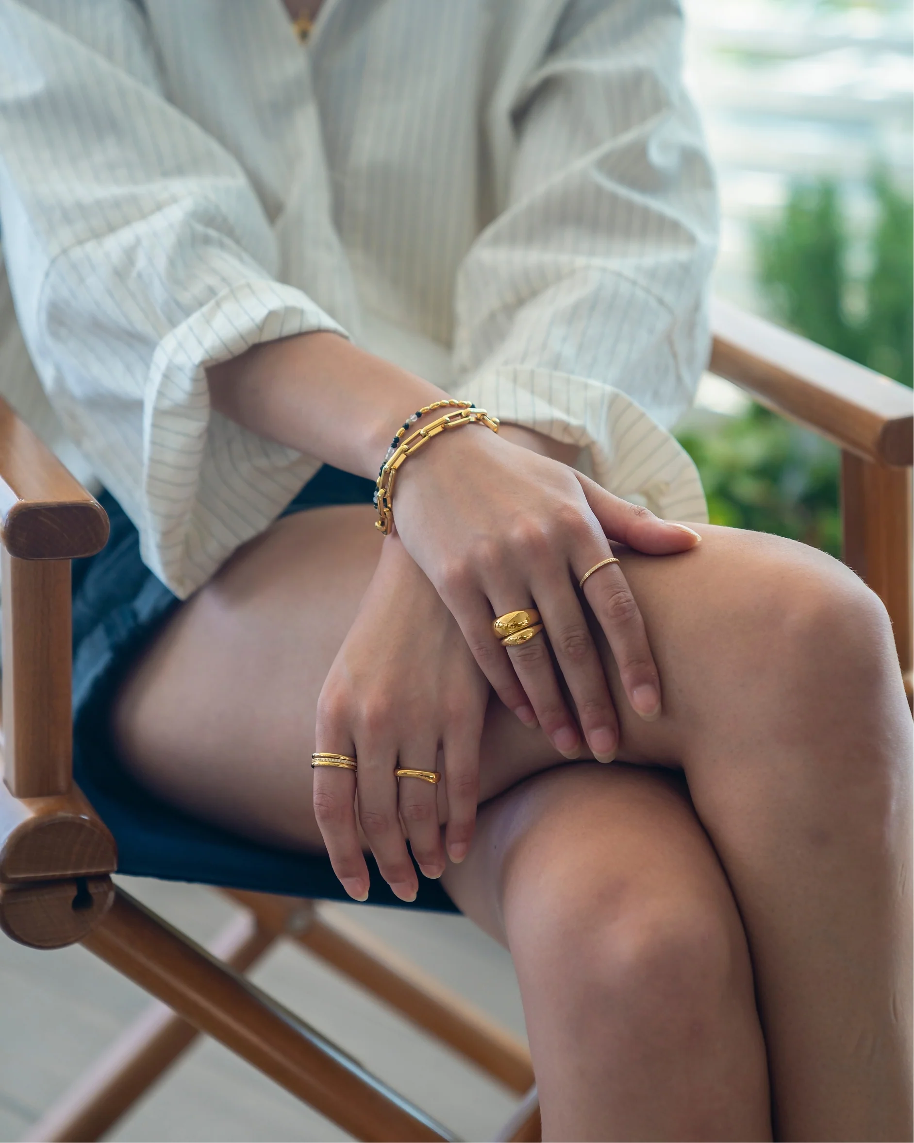Ivy Chunky Dome Ring - Image 4