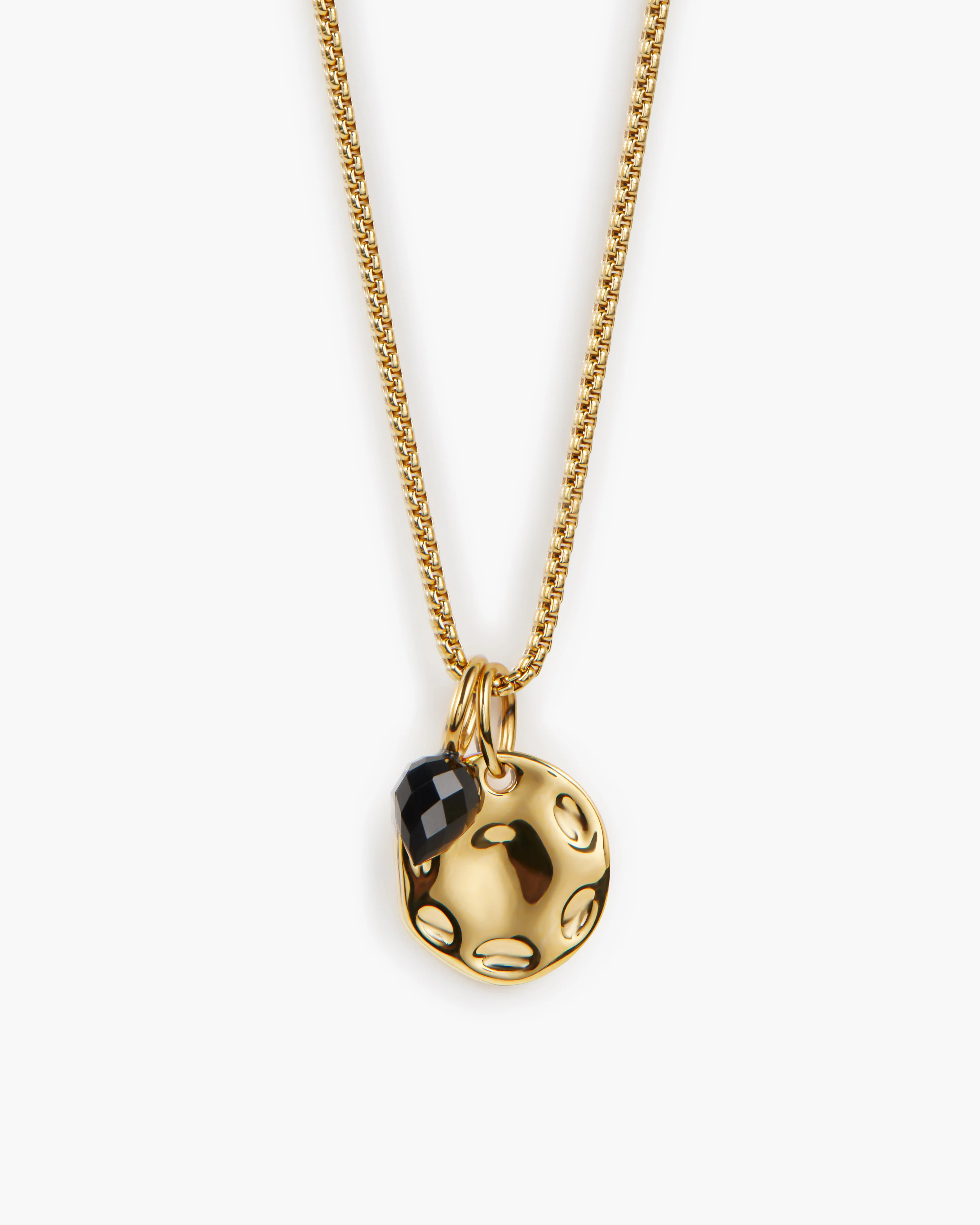Maeve Black Agate Gold Duo