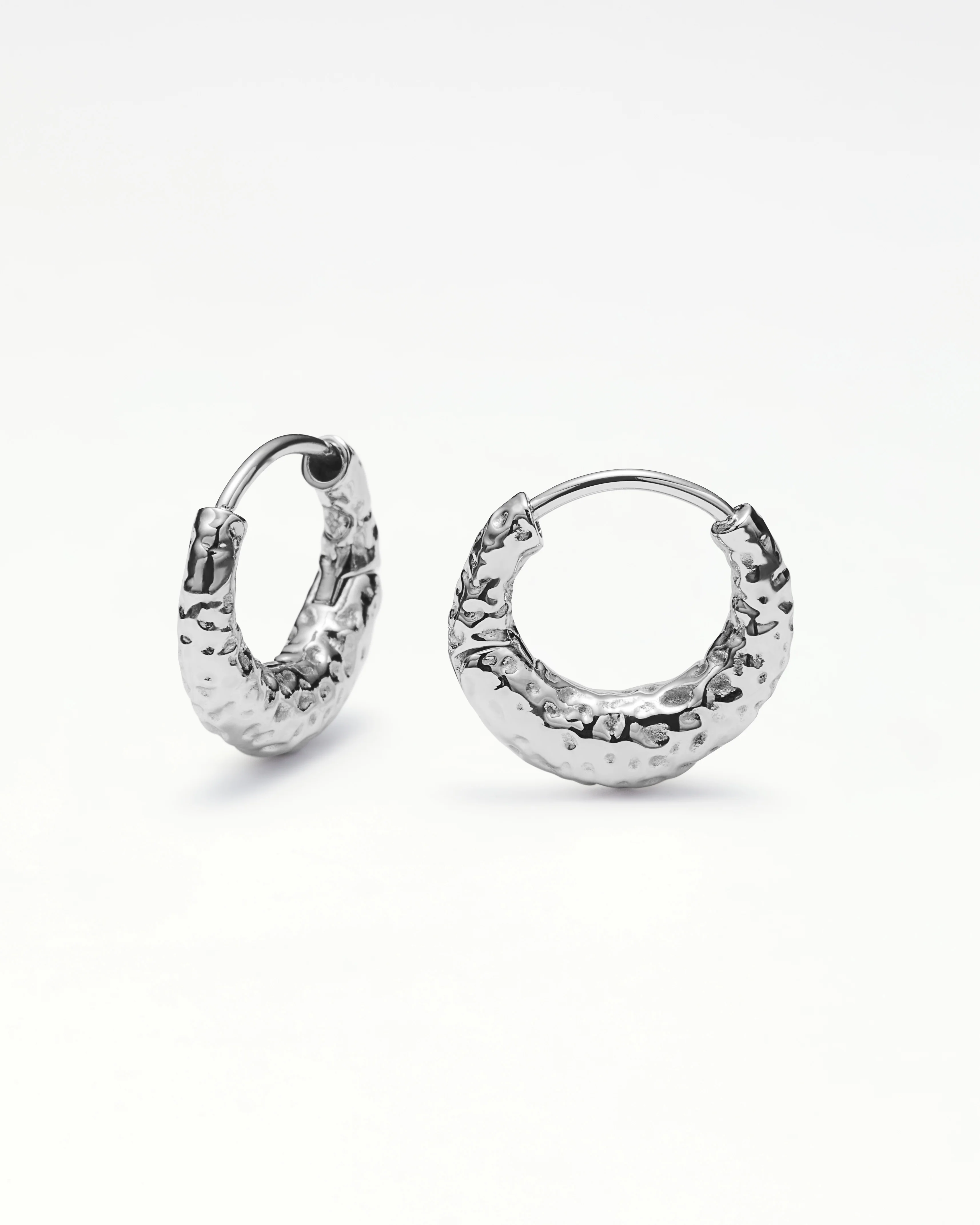 Maeve Silver Hoop Duo - Image 5