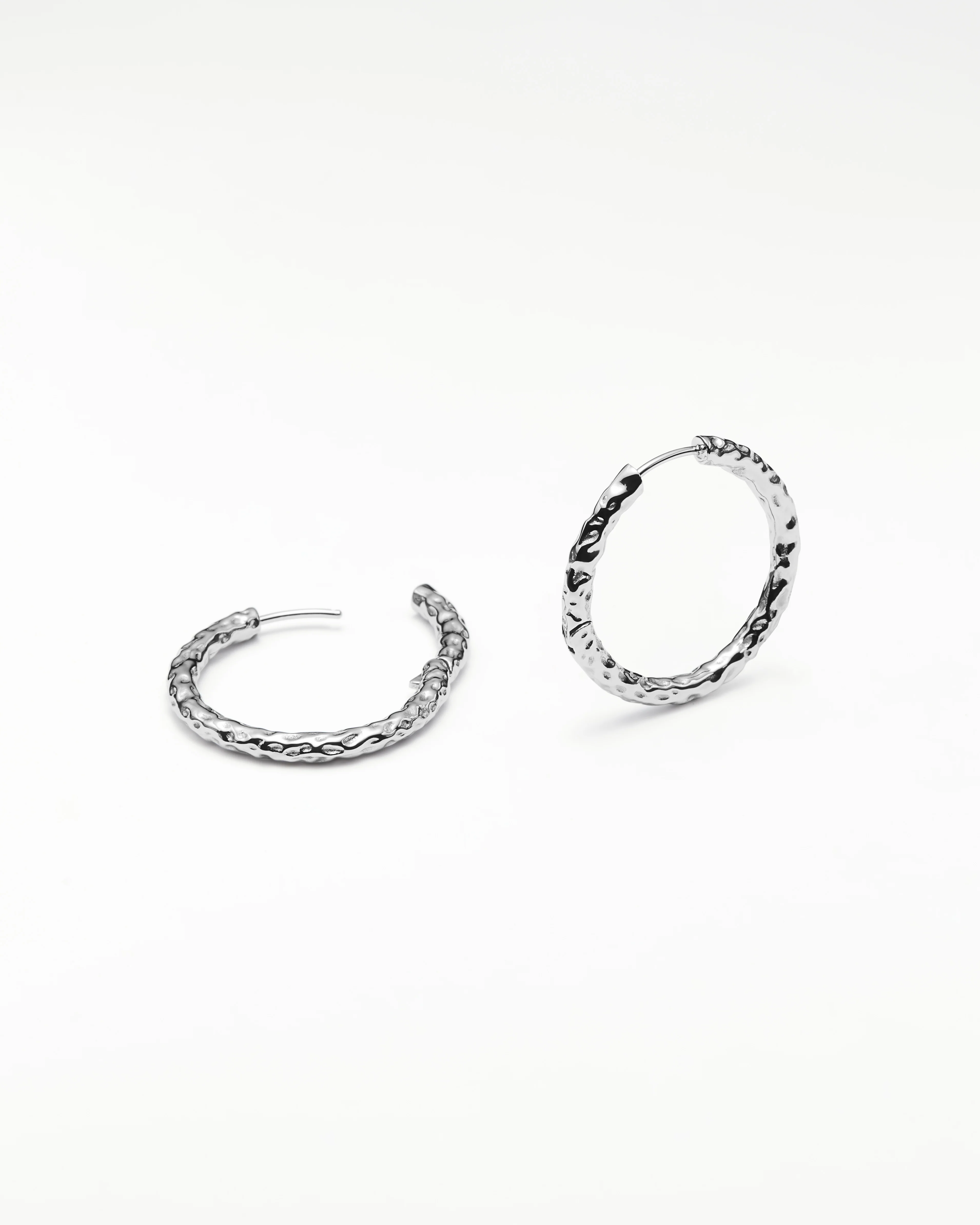 Maeve Textured Hoops - Image 10