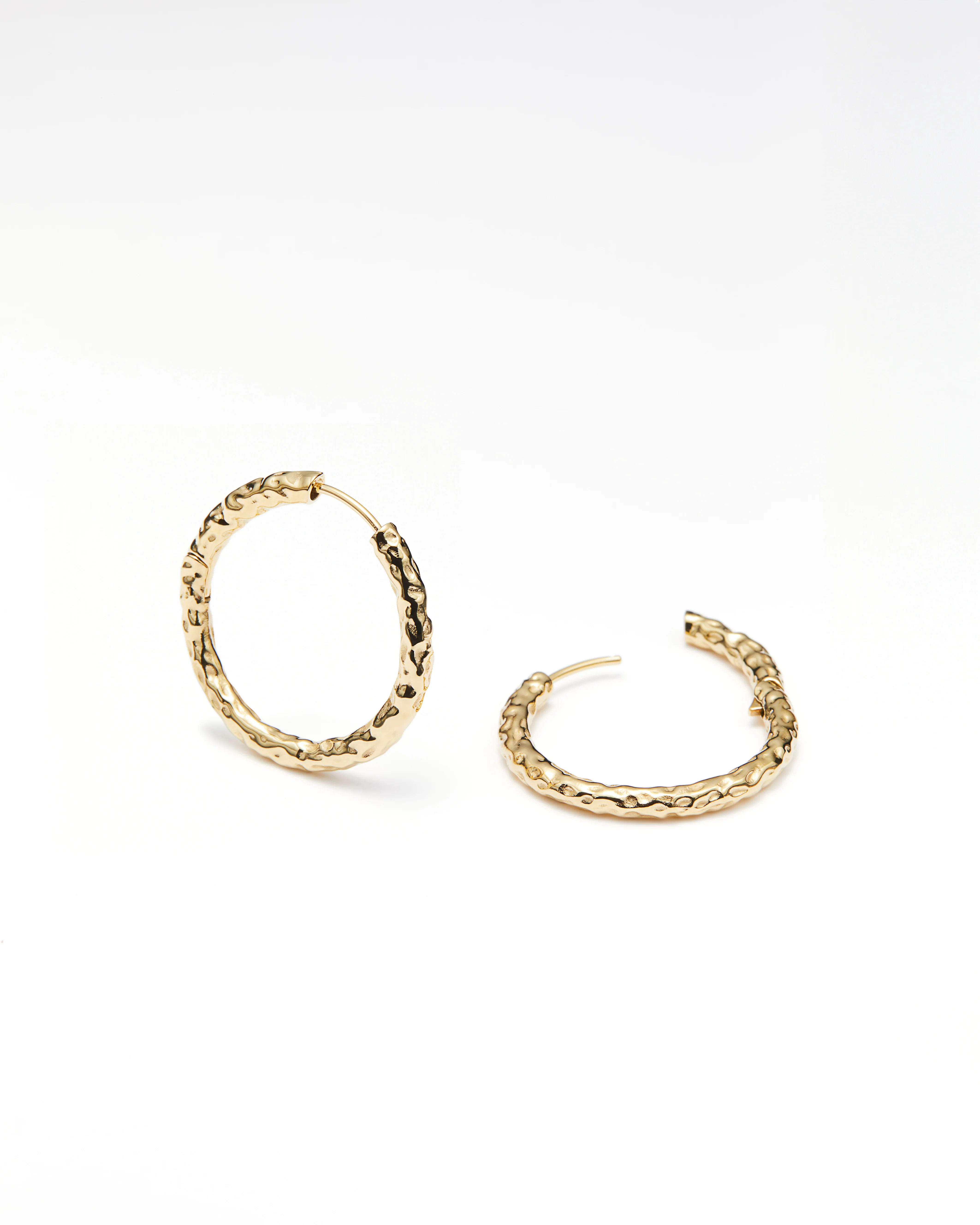 Maeve Textured Hoops - Image 4