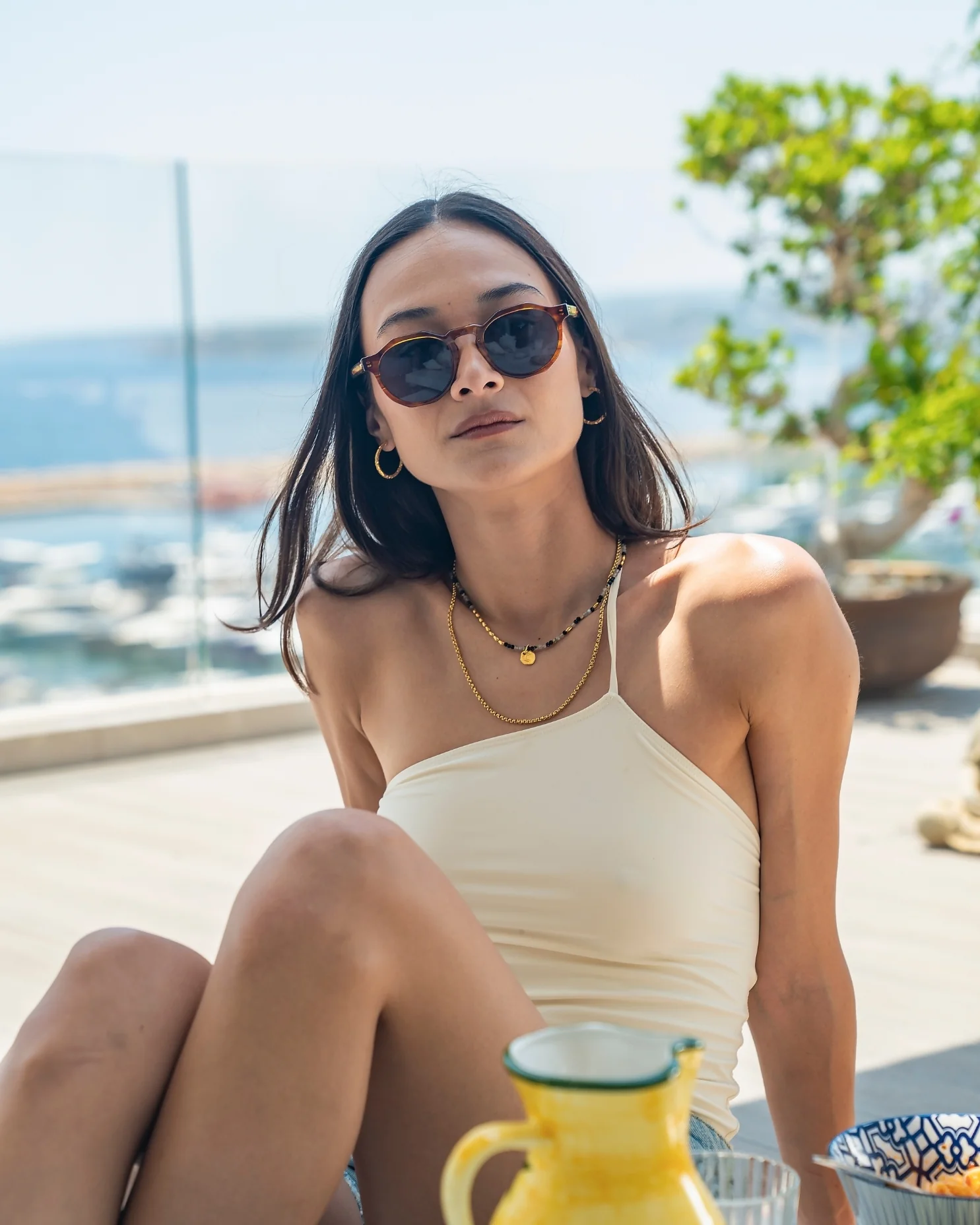 Maeve Textured Hoops - Image 6