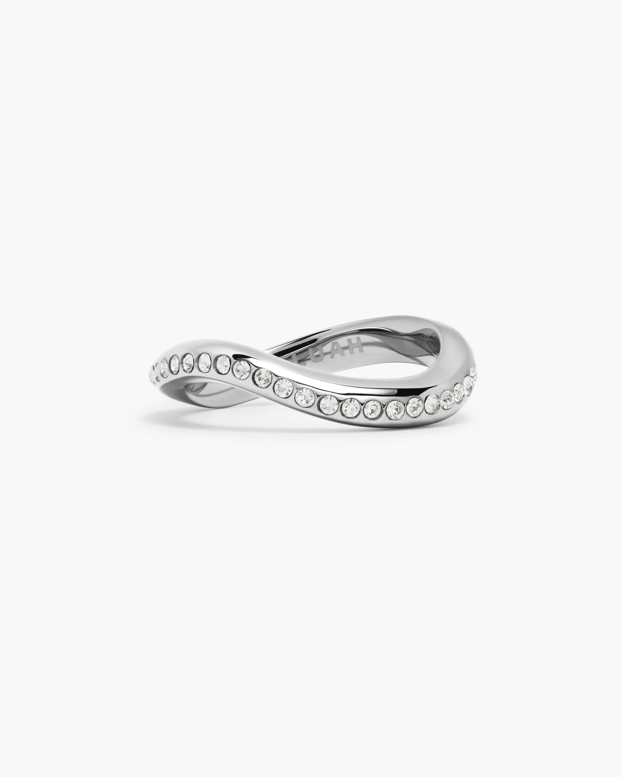 Orla White Sapphire Ring - Image 9