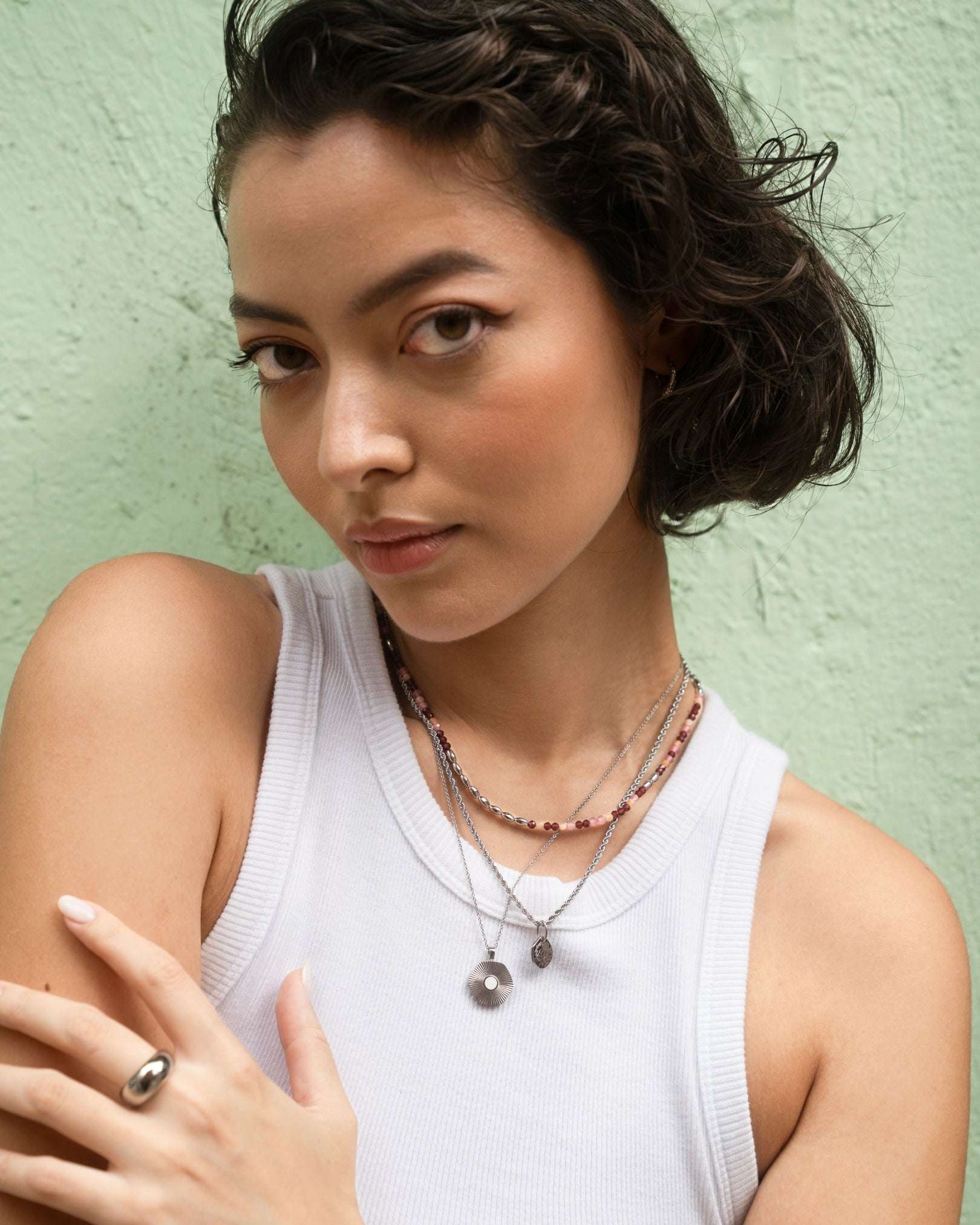 Rya Silver Necklace - Image 12