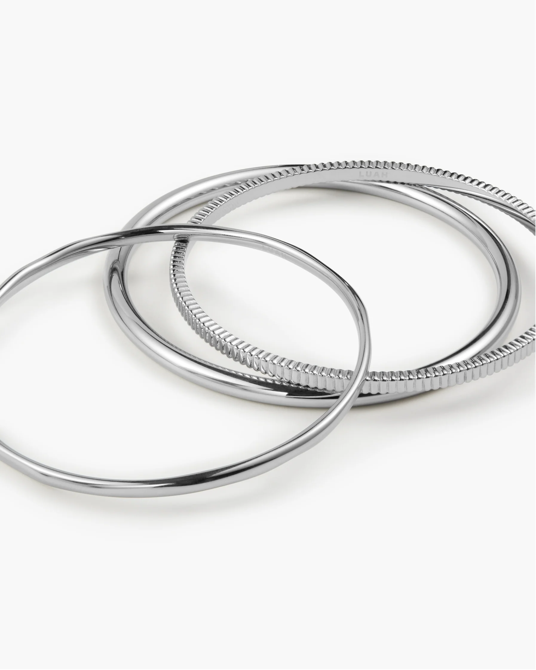 Silver Bangle Trio - Image 3