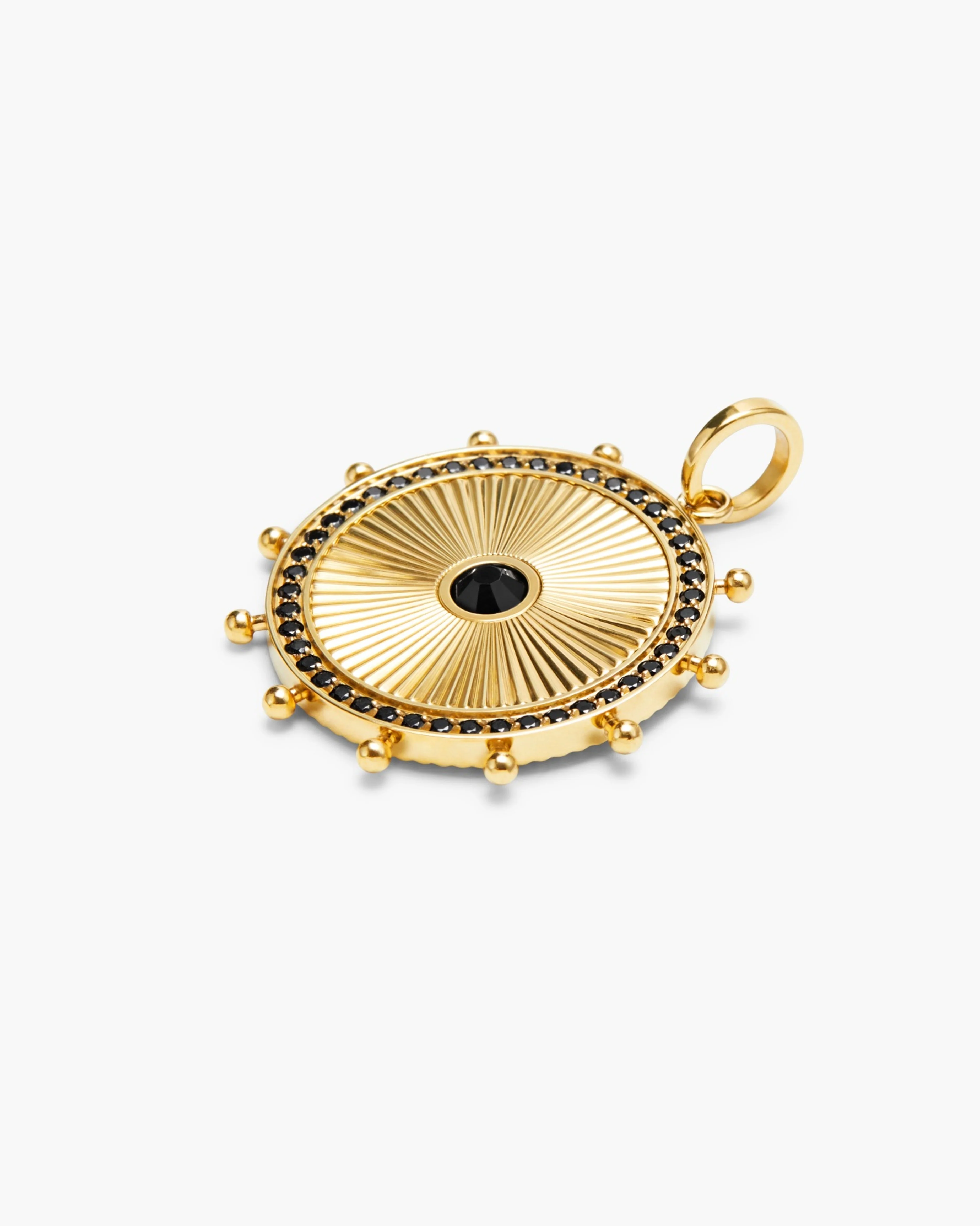 Zary Black Onyx Medallion